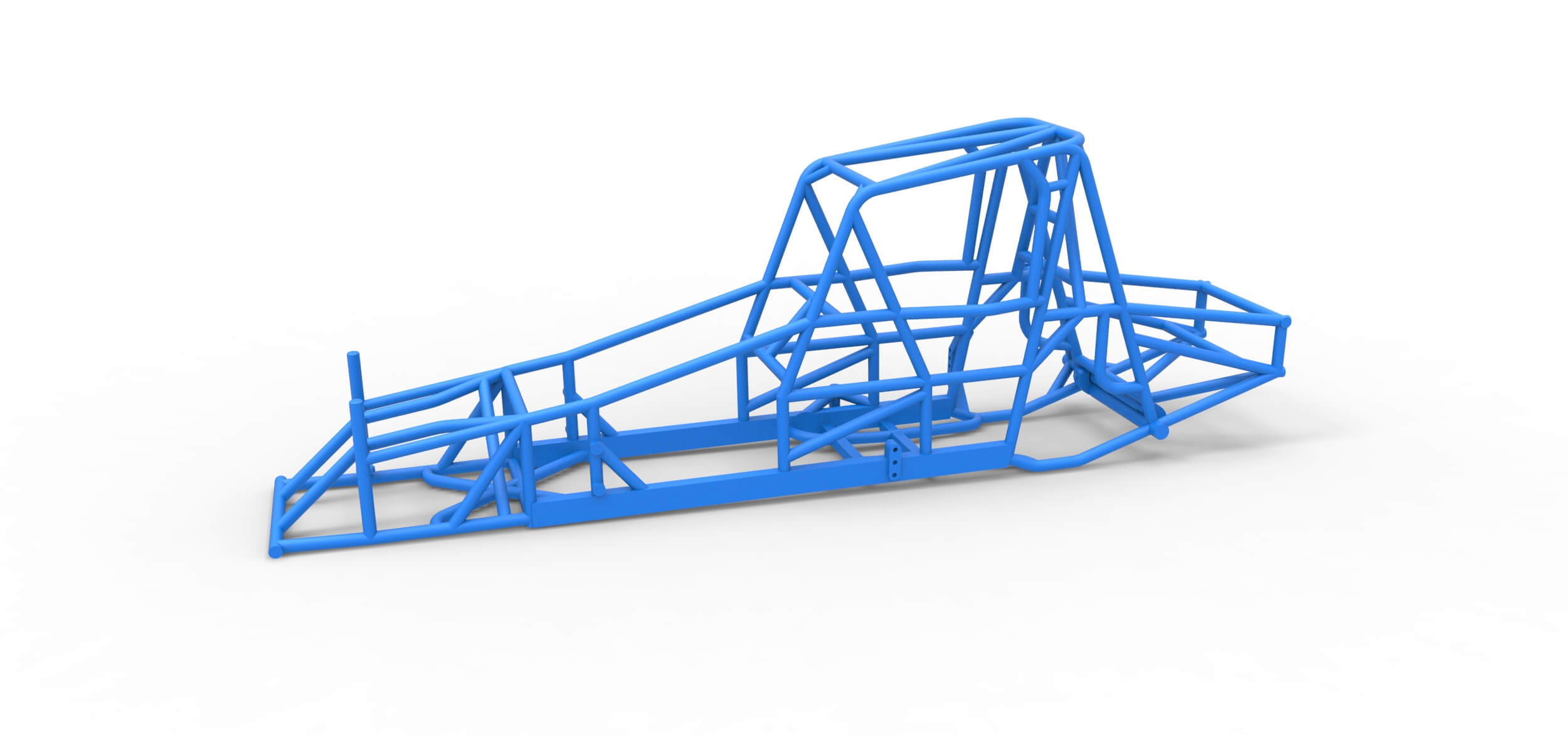 Frame of Northeast Dirt Modified Stock Car 1:25 3D Model