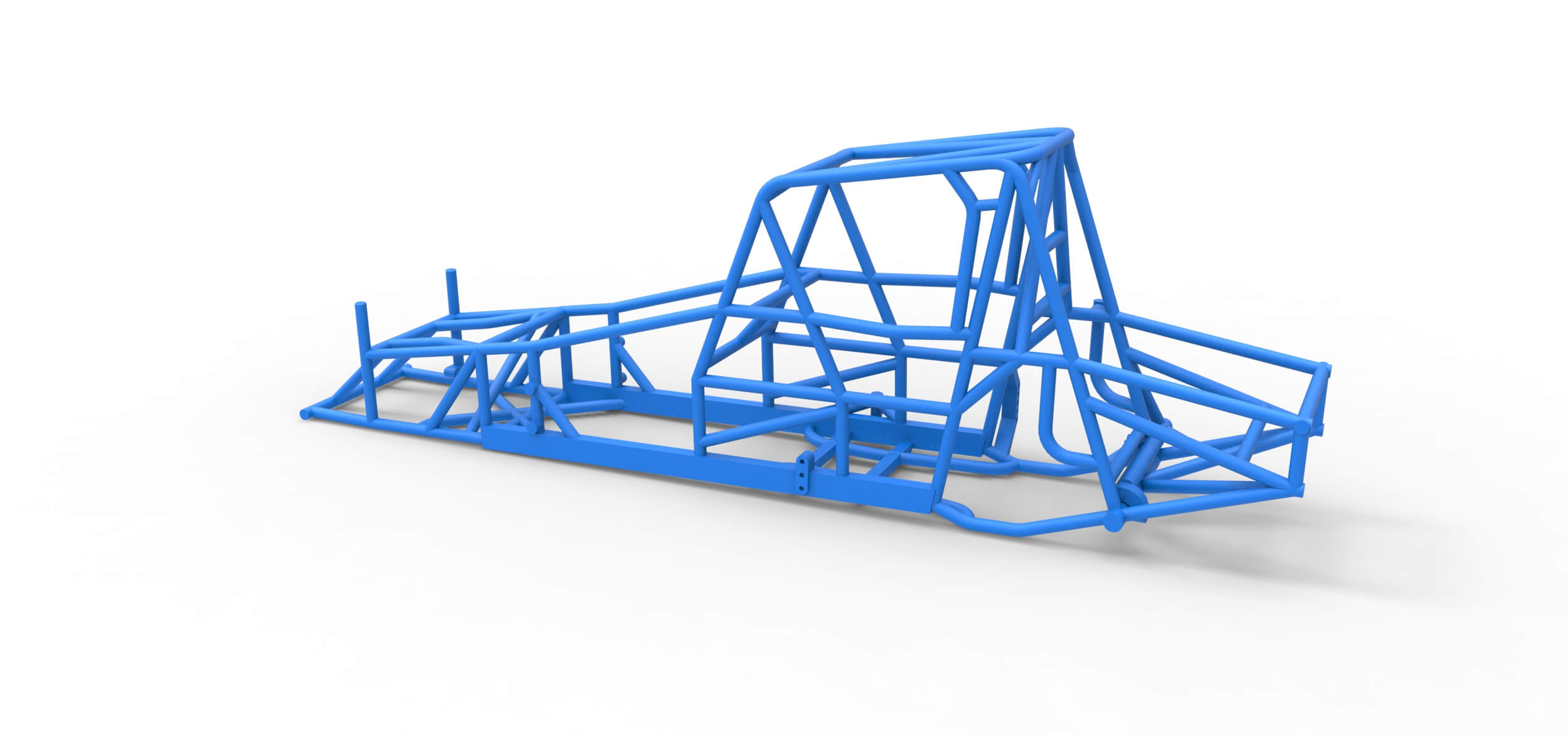 Frame of Northeast Dirt Modified Stock Car 1:25 3D Model