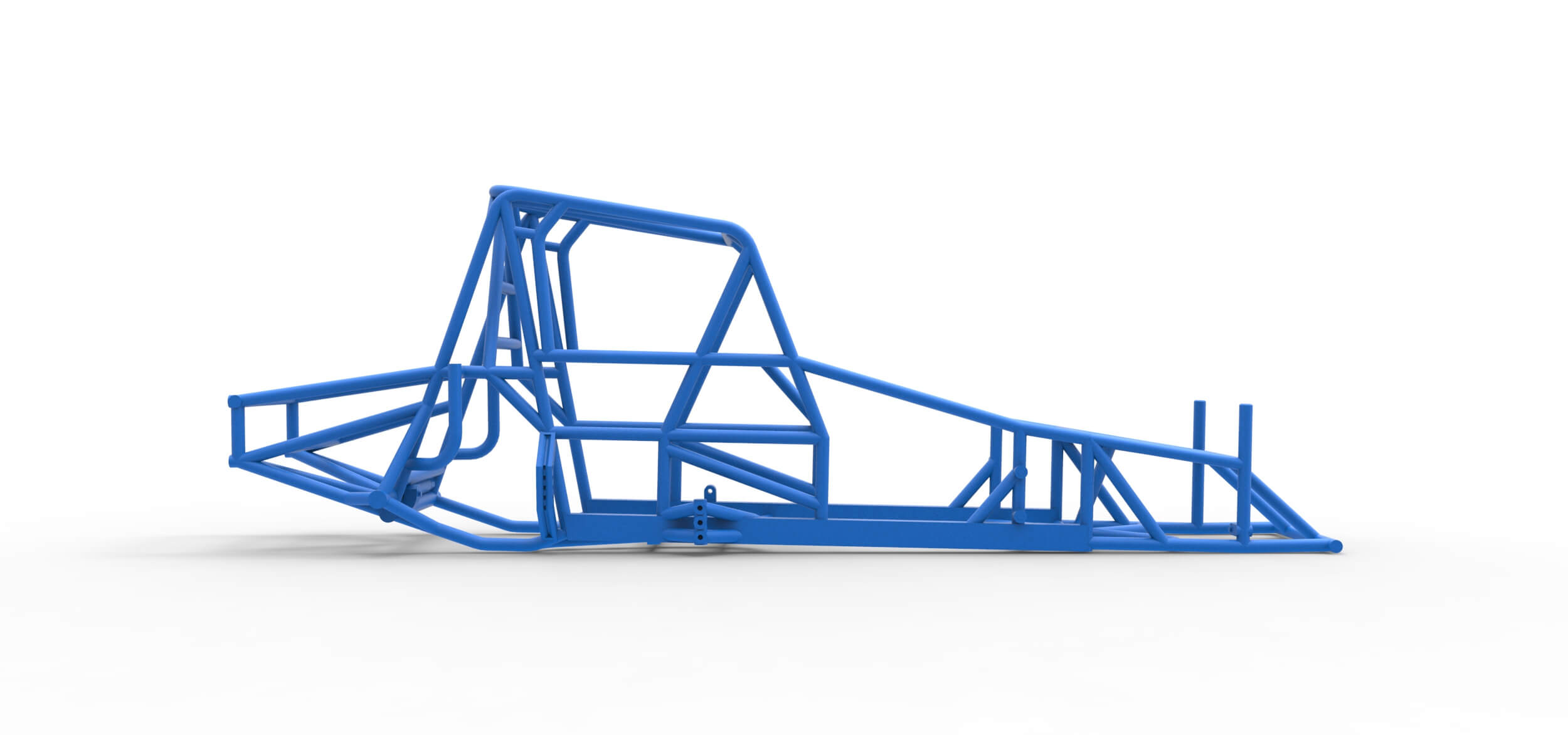 Frame of Northeast Dirt Modified Stock Car 1:25 3D Model