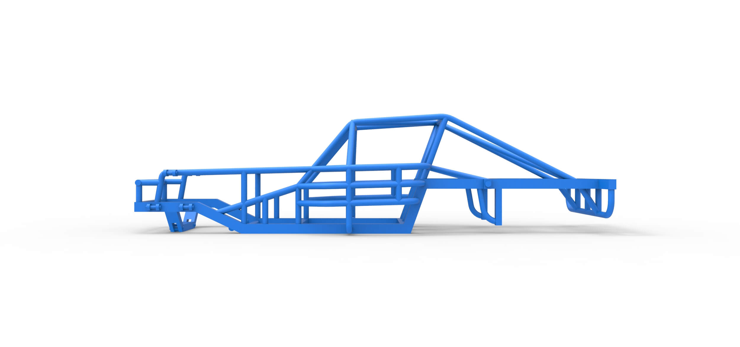 Frame of Outlaw Figure 8 Modified Stock Car 1:25 3D Model