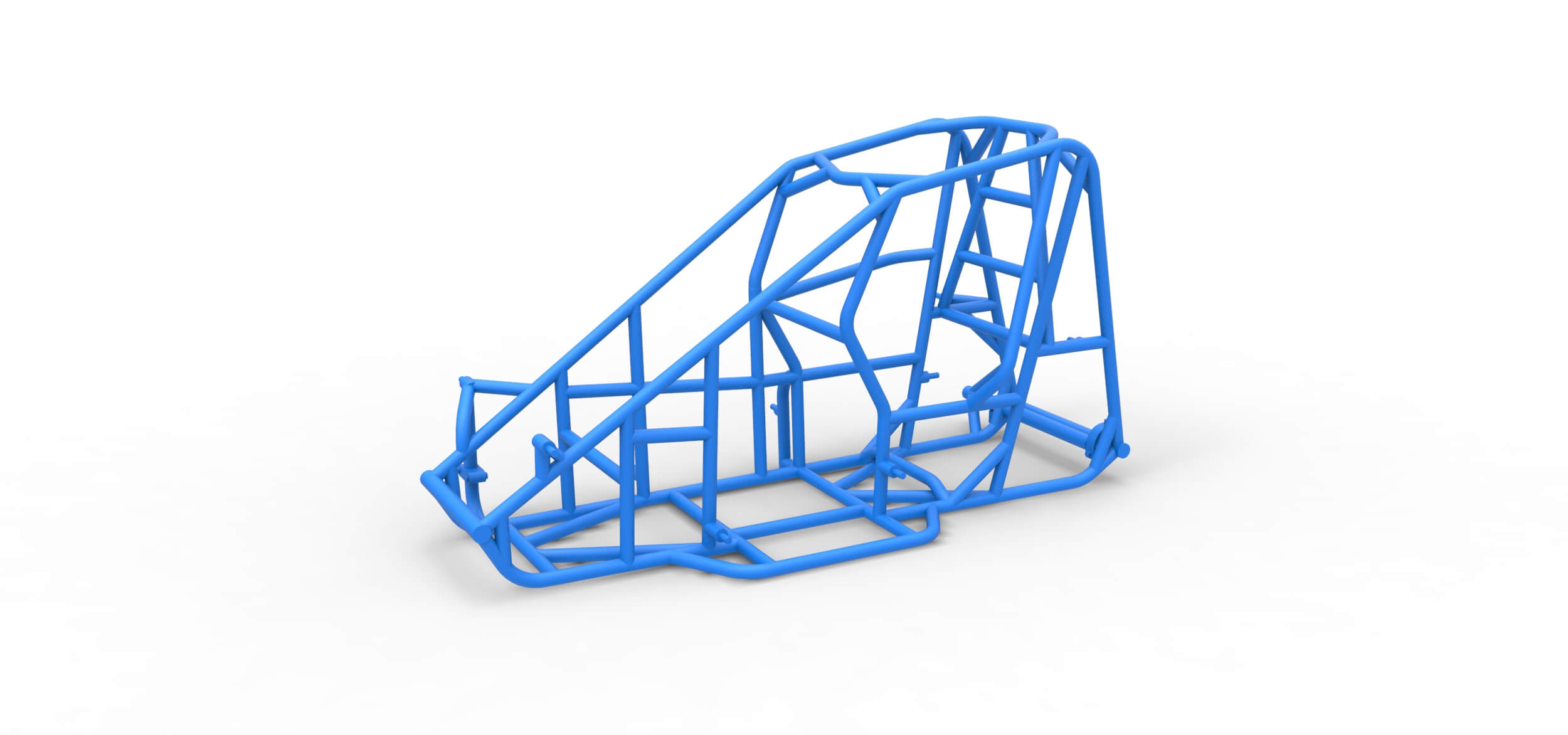 Frame of Pavement 600 Micro Sprint Car 1:25 3D Model