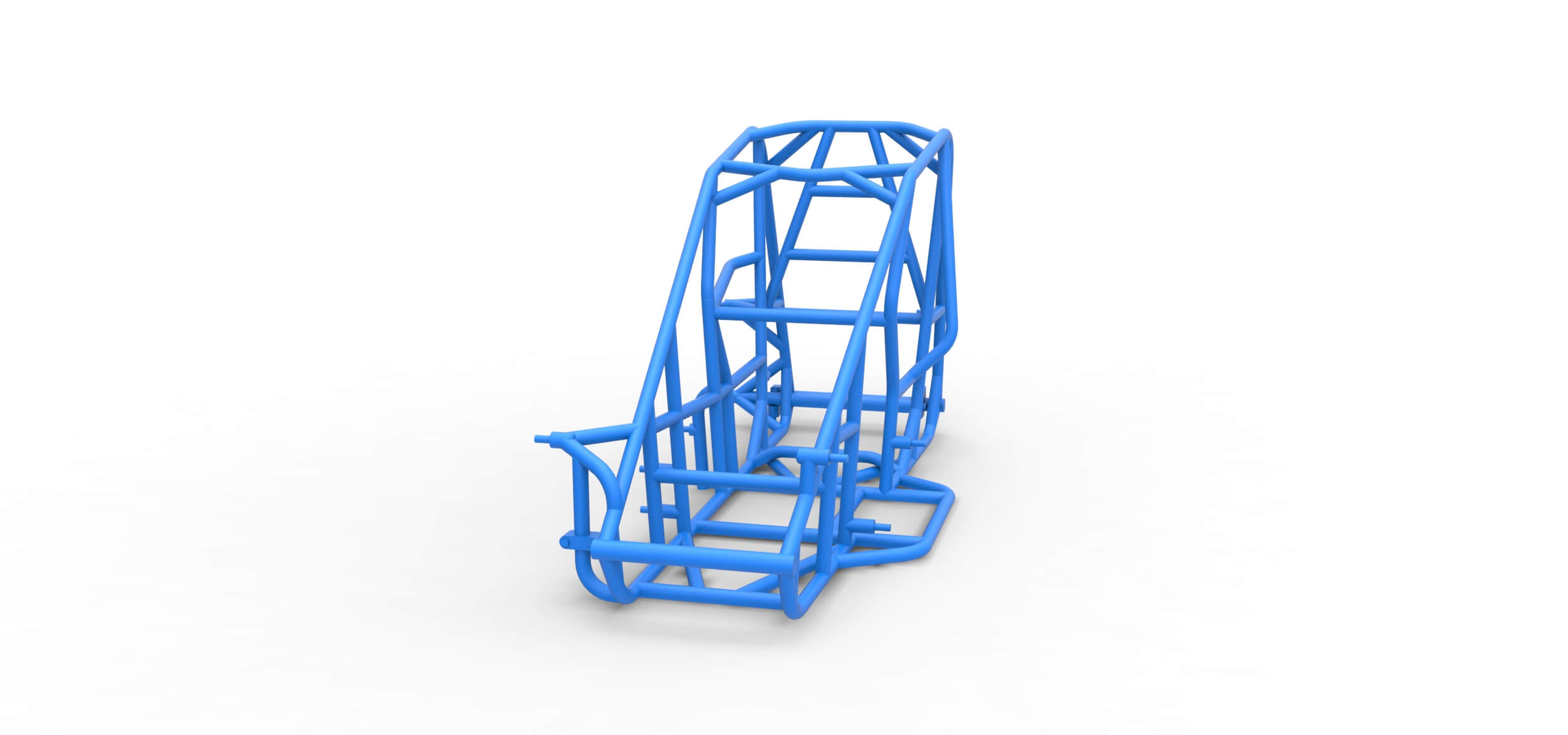 Frame of Pavement 600 Micro Sprint Car 1:25 3D Model
