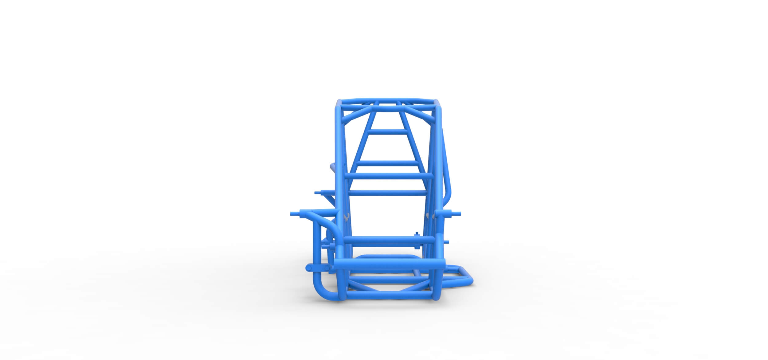 Frame of Pavement 600 Micro Sprint Car 1:25 3D Model