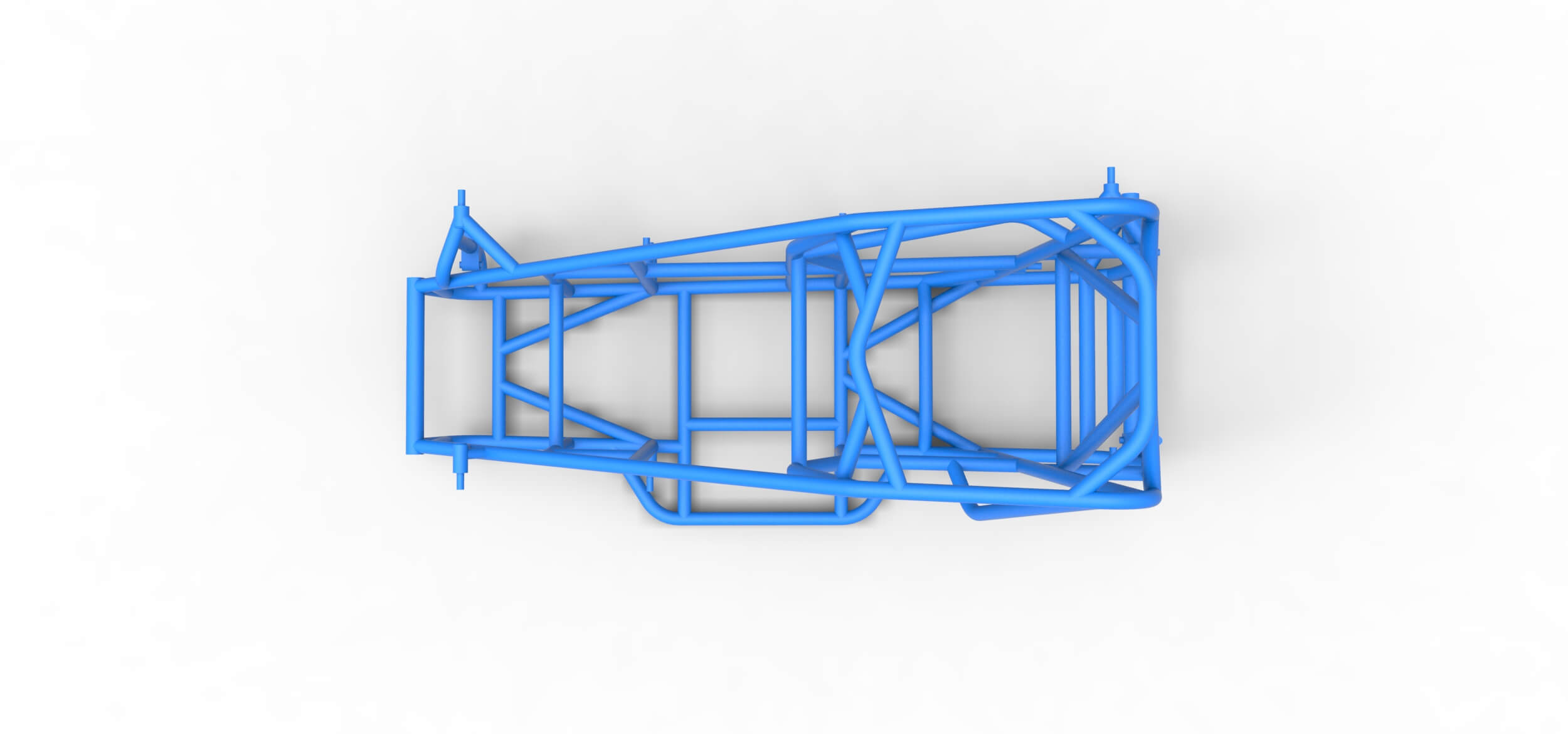 Frame of Pavement 600 Micro Sprint Car 1:25 3D Model