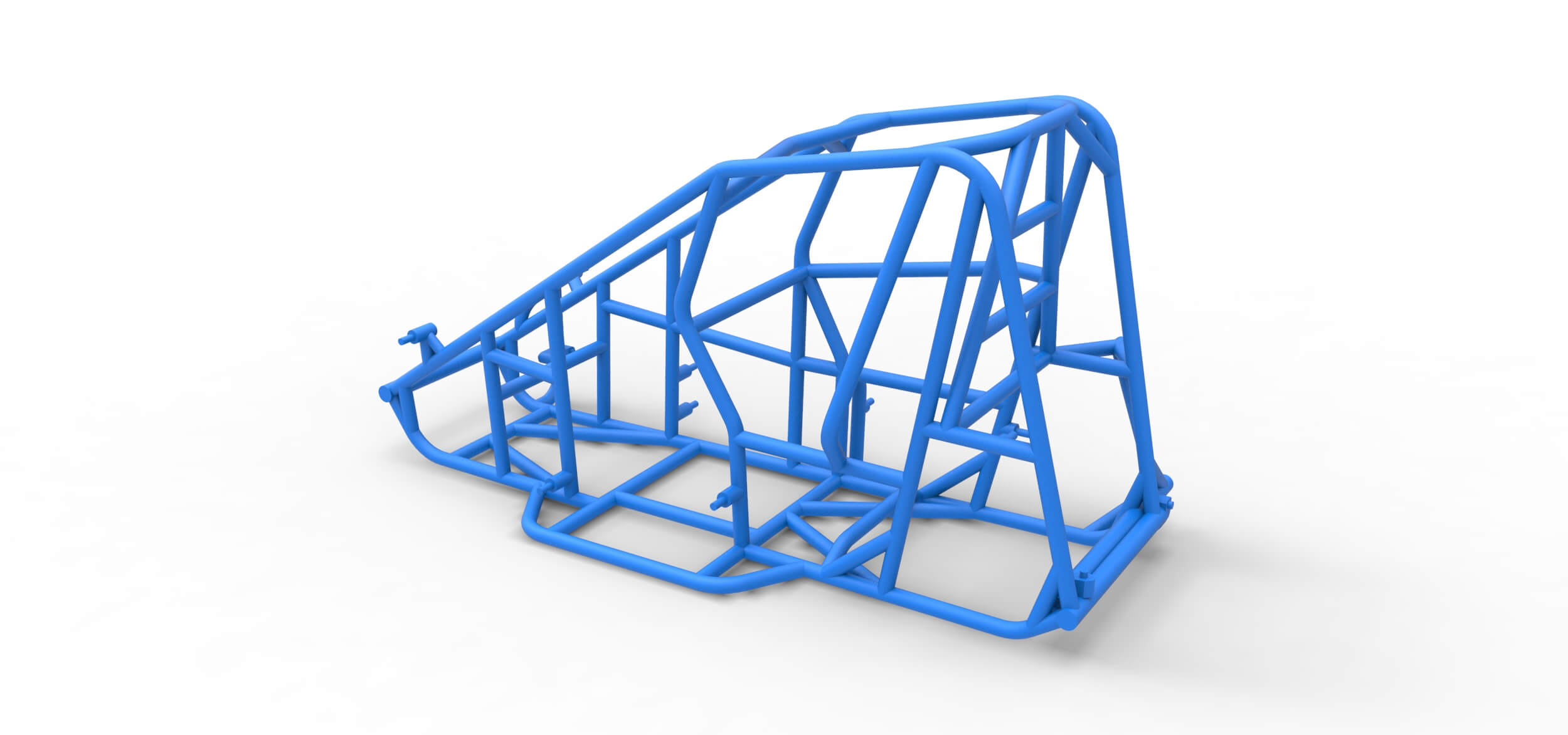 Frame of Pavement 600 Micro Sprint Car 1:25 3D Model
