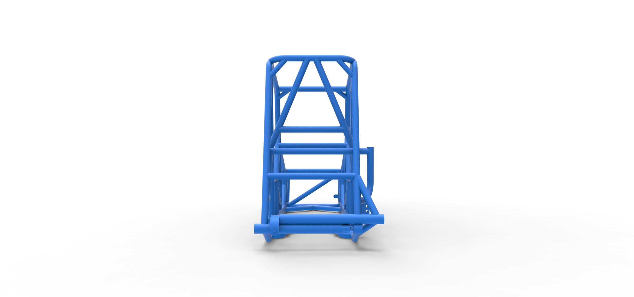 Frame of Vintage NE Dirt Modified Stock Car 1:25 3D Model
