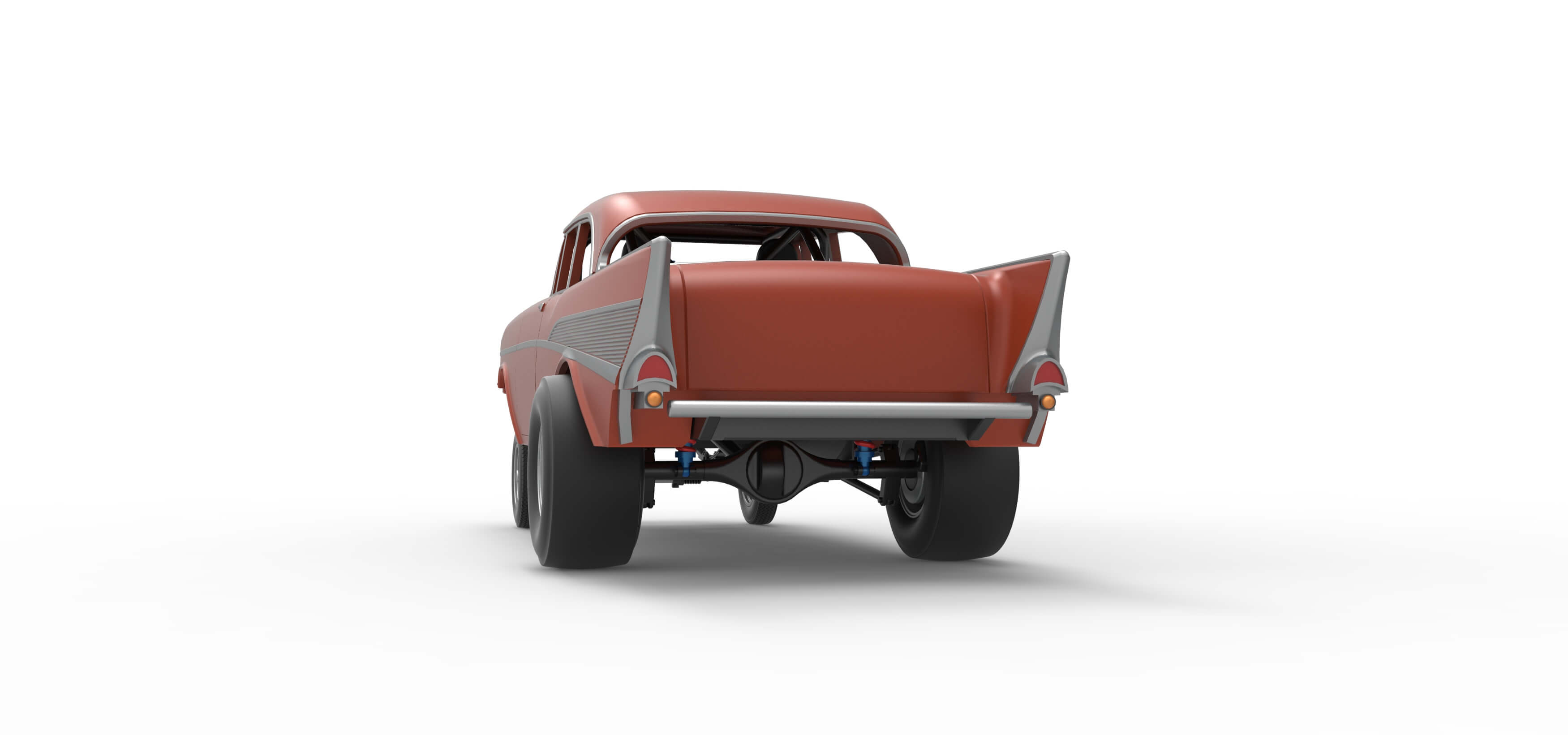 Gasser Version 2 Scale 1:25 3D Model 1957 Chevy