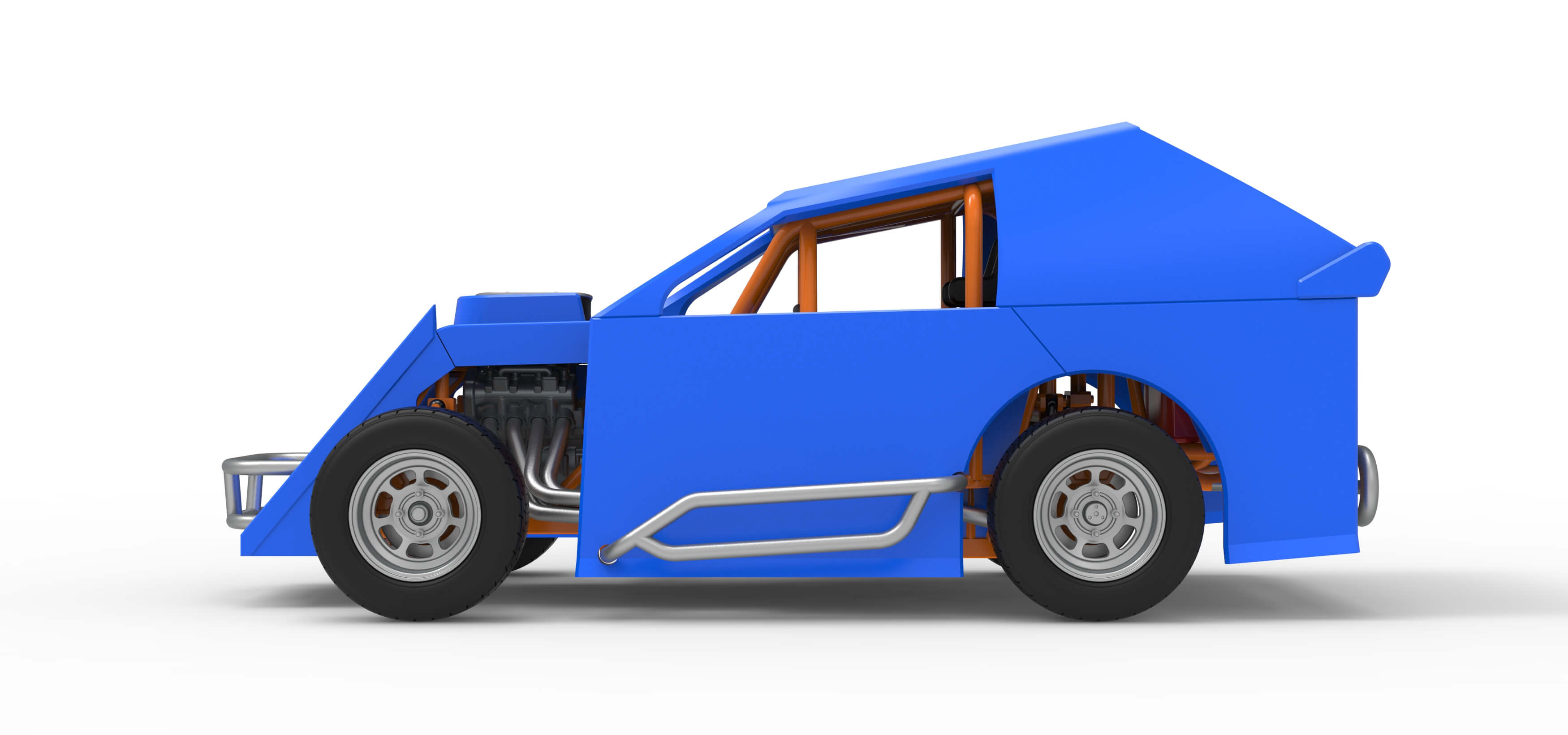 Mod Lite Race Car Scale 1:25 3D Model