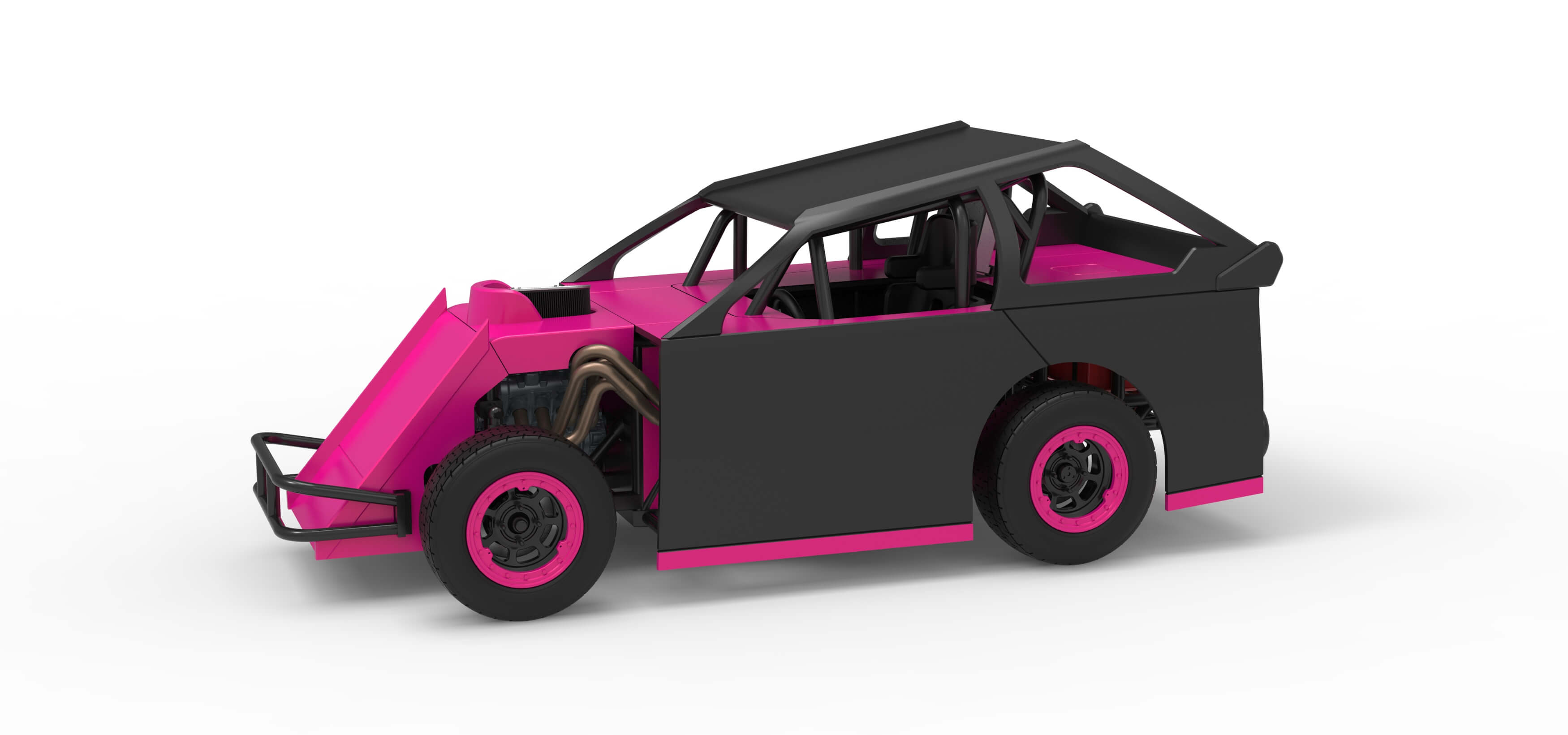 Mod Lite Race Car Version 2 Scale 1:25 3D Model