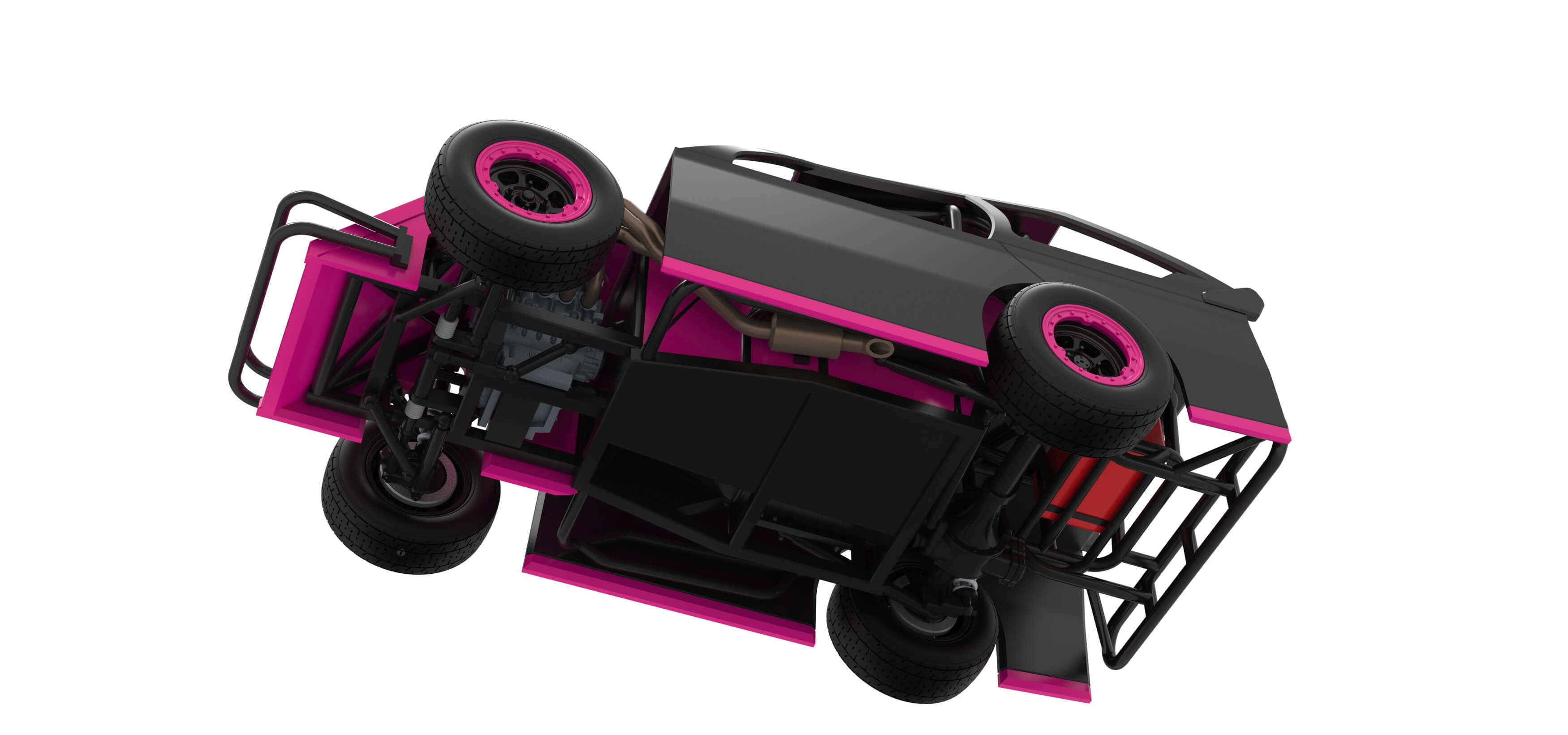 Mod Lite Race Car Version 2 Scale 1:25 3D Model