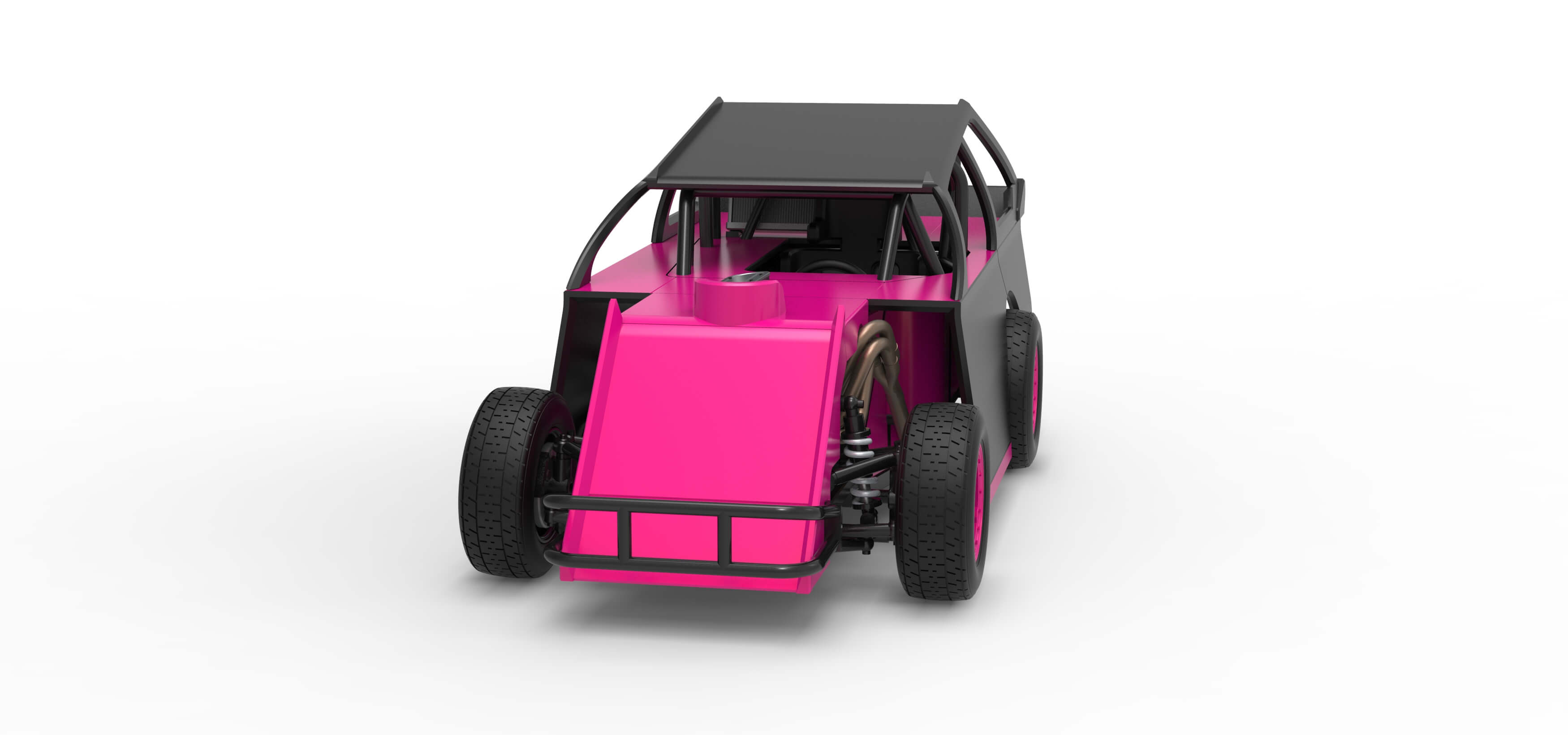Mod Lite Race Car Version 2 Scale 1:25 3D Model