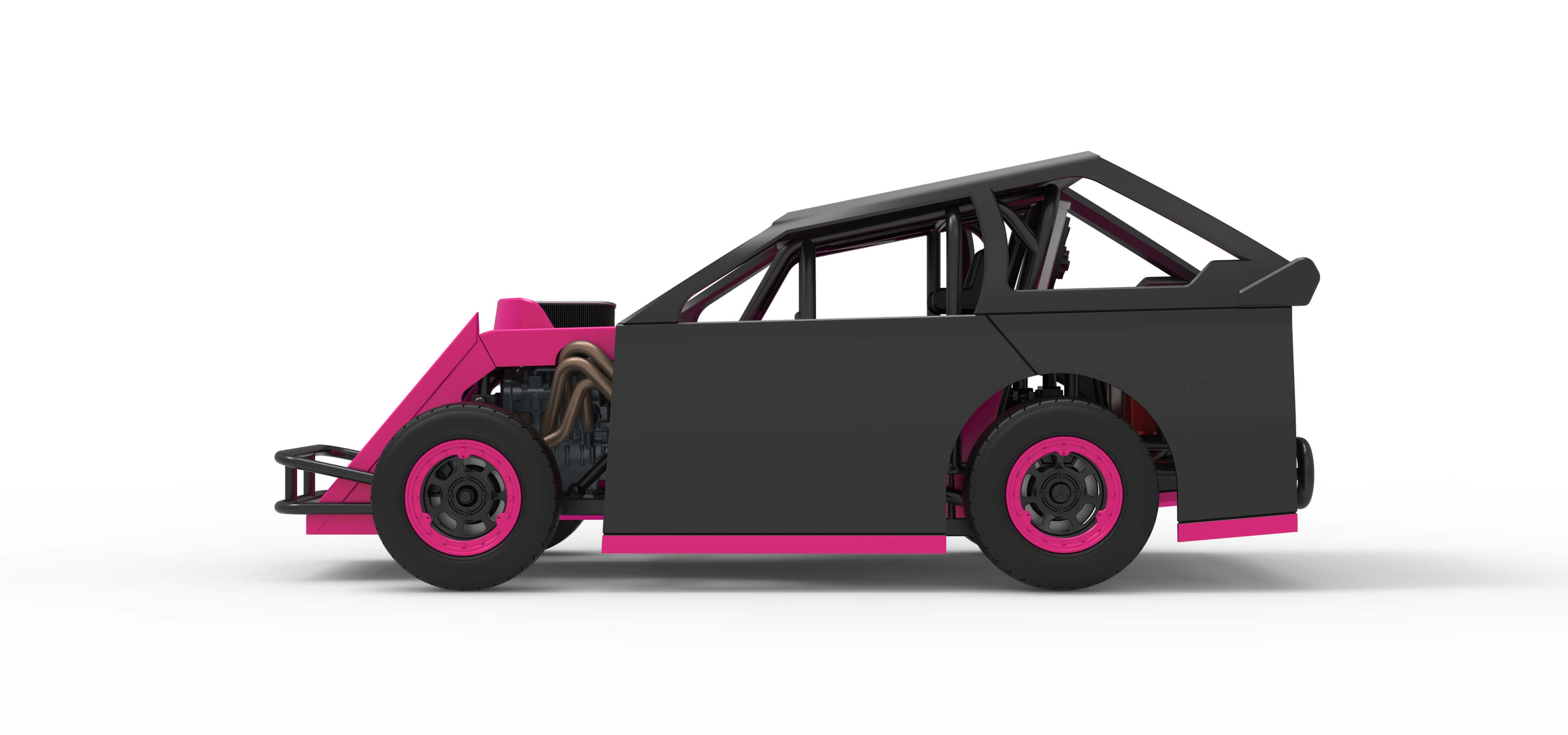 Mod Lite Race Car Version 2 Scale 1:25 3D Model