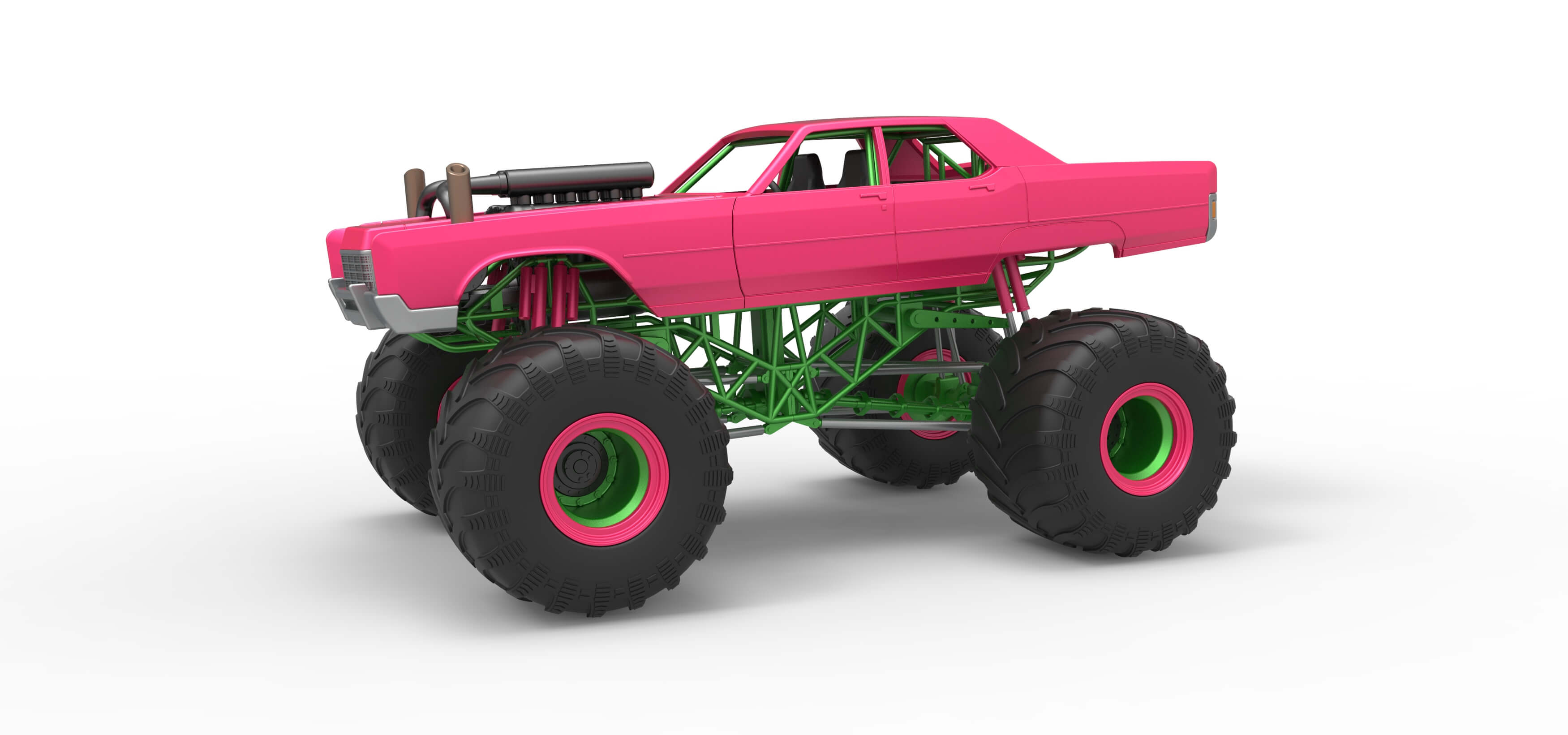 Monster Truck Concept 1:25 3D Model