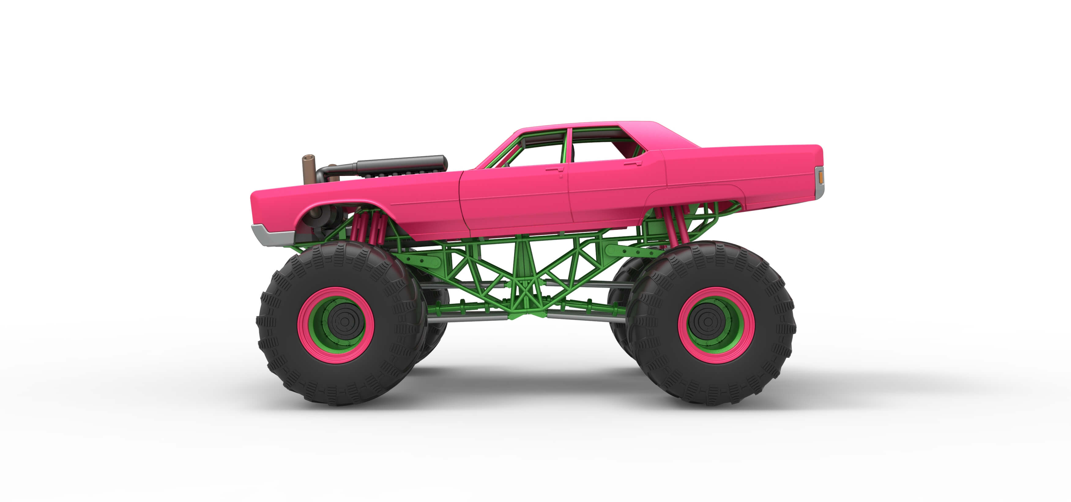 Monster Truck Concept 1:25 3D Model