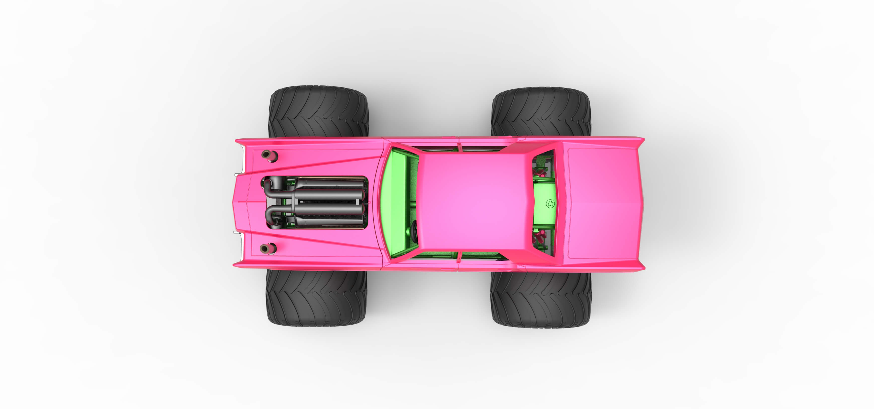 Monster Truck Concept 1:25 3D Model
