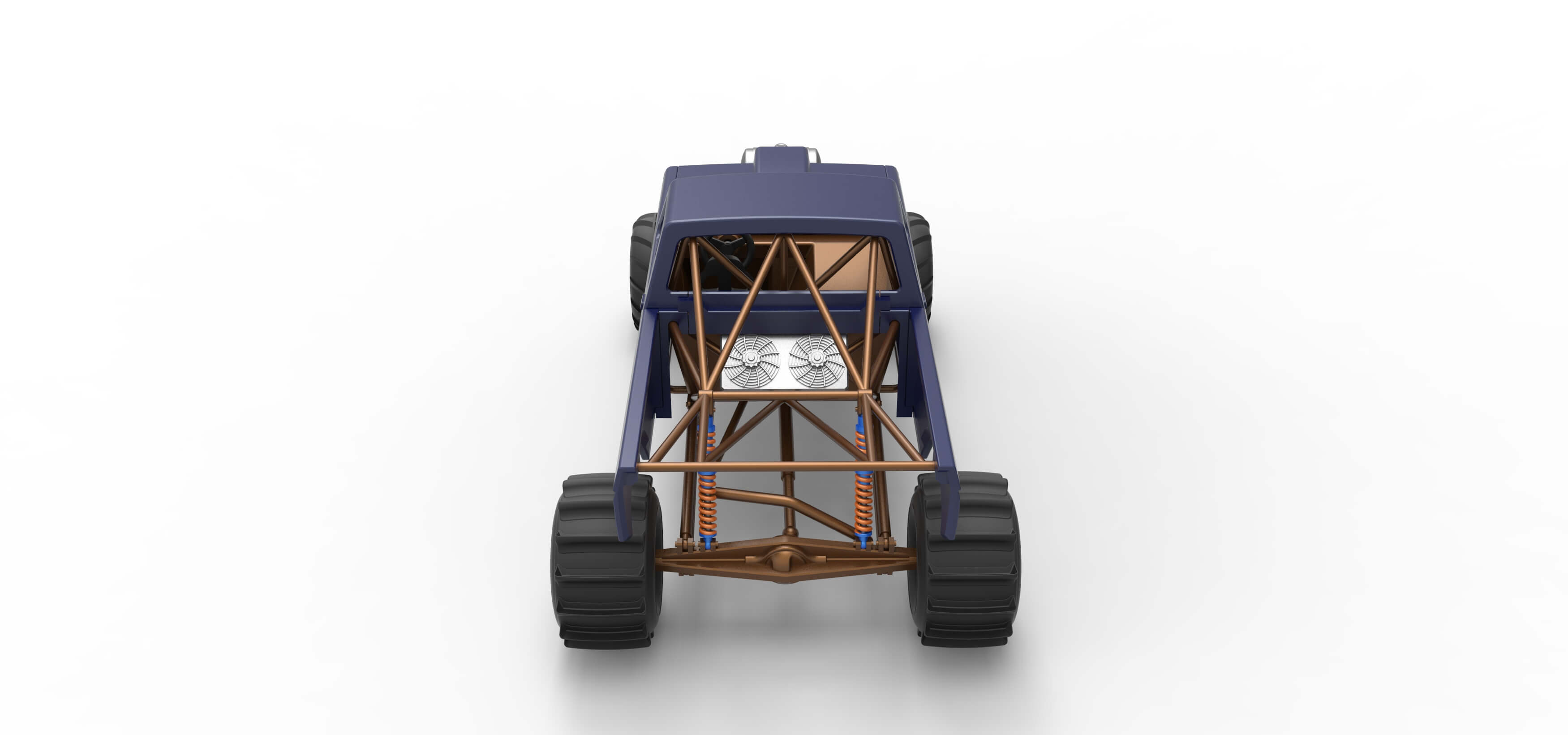 Mud Dragster Version 2 Scale 1:25 3D Model