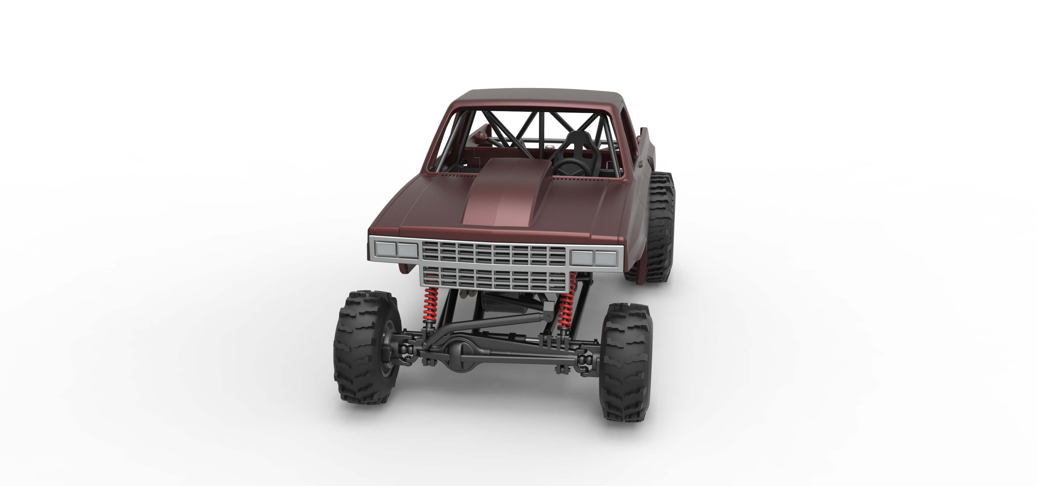 Mud Dragster Version 3 Scale 1:25 3D Model