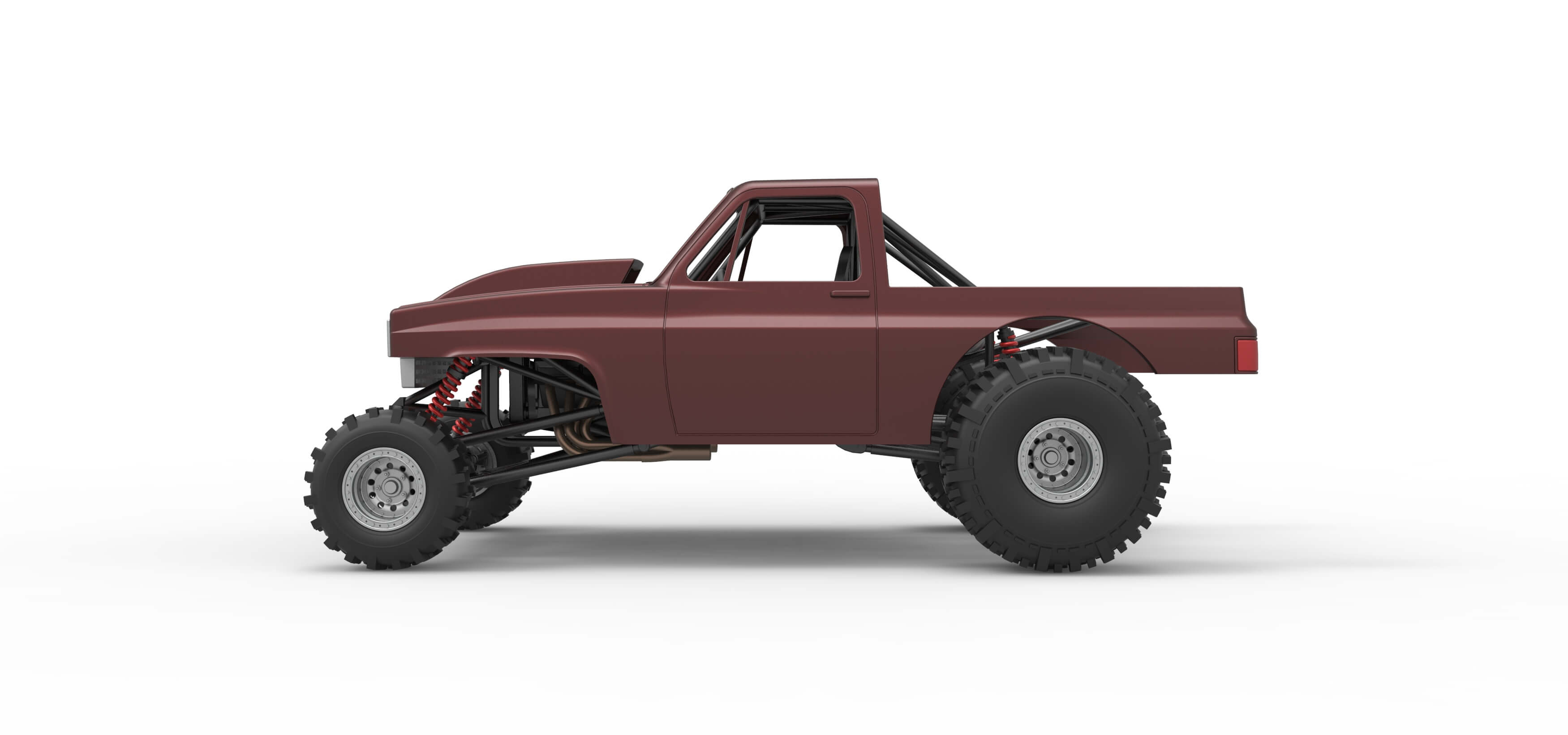 Mud Dragster Version 3 Scale 1:25 3D Model