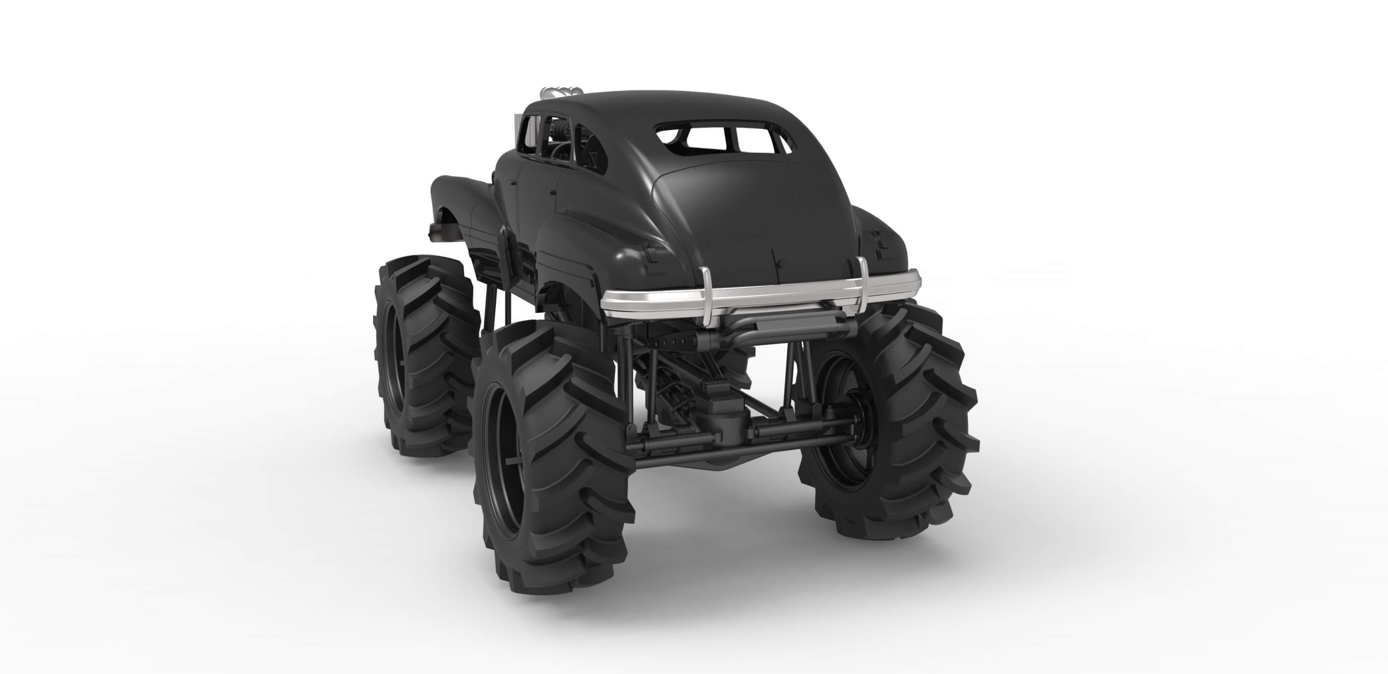 Mud Truck 1:25 3D Model