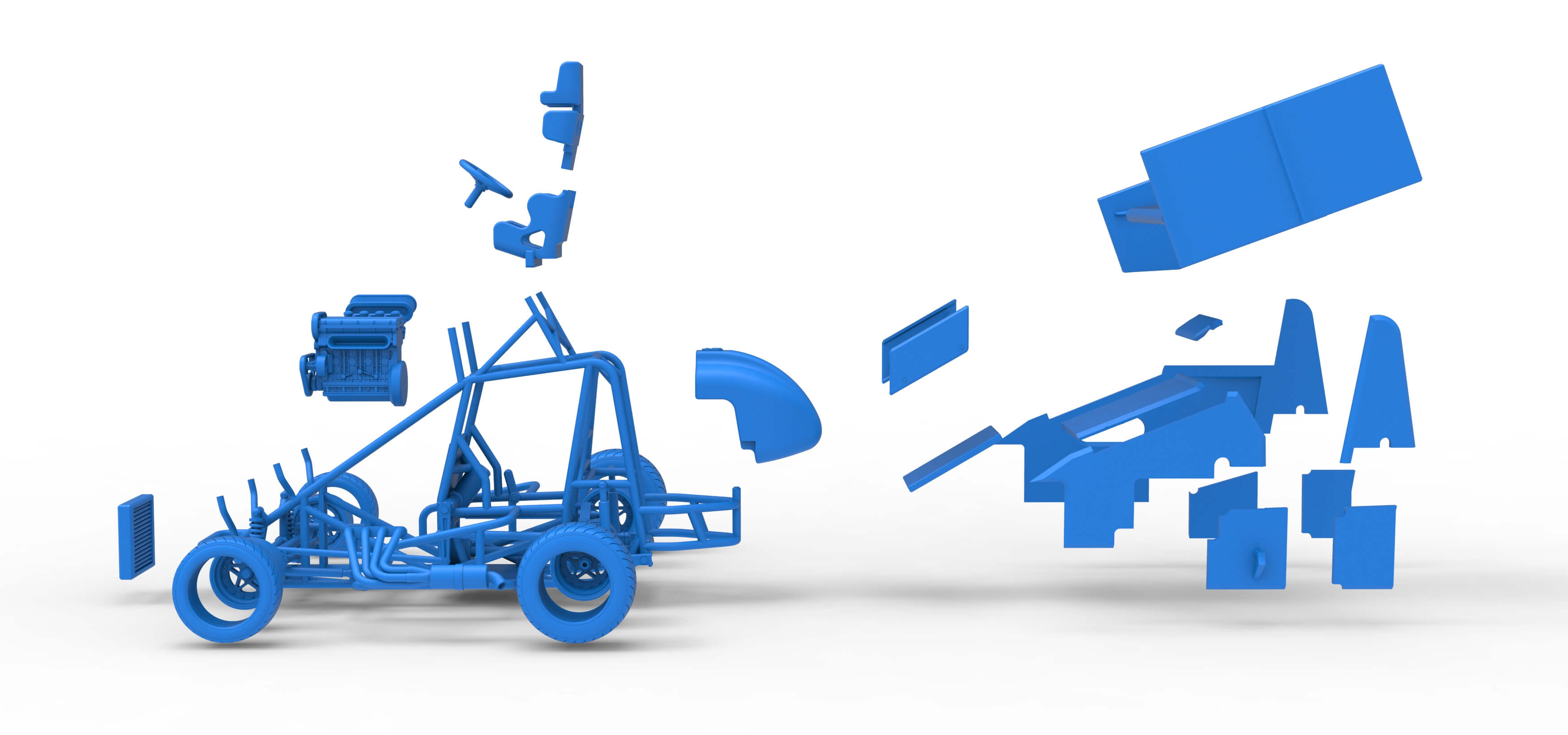 New Zealand Minisprint Scale 1:25 3D Model