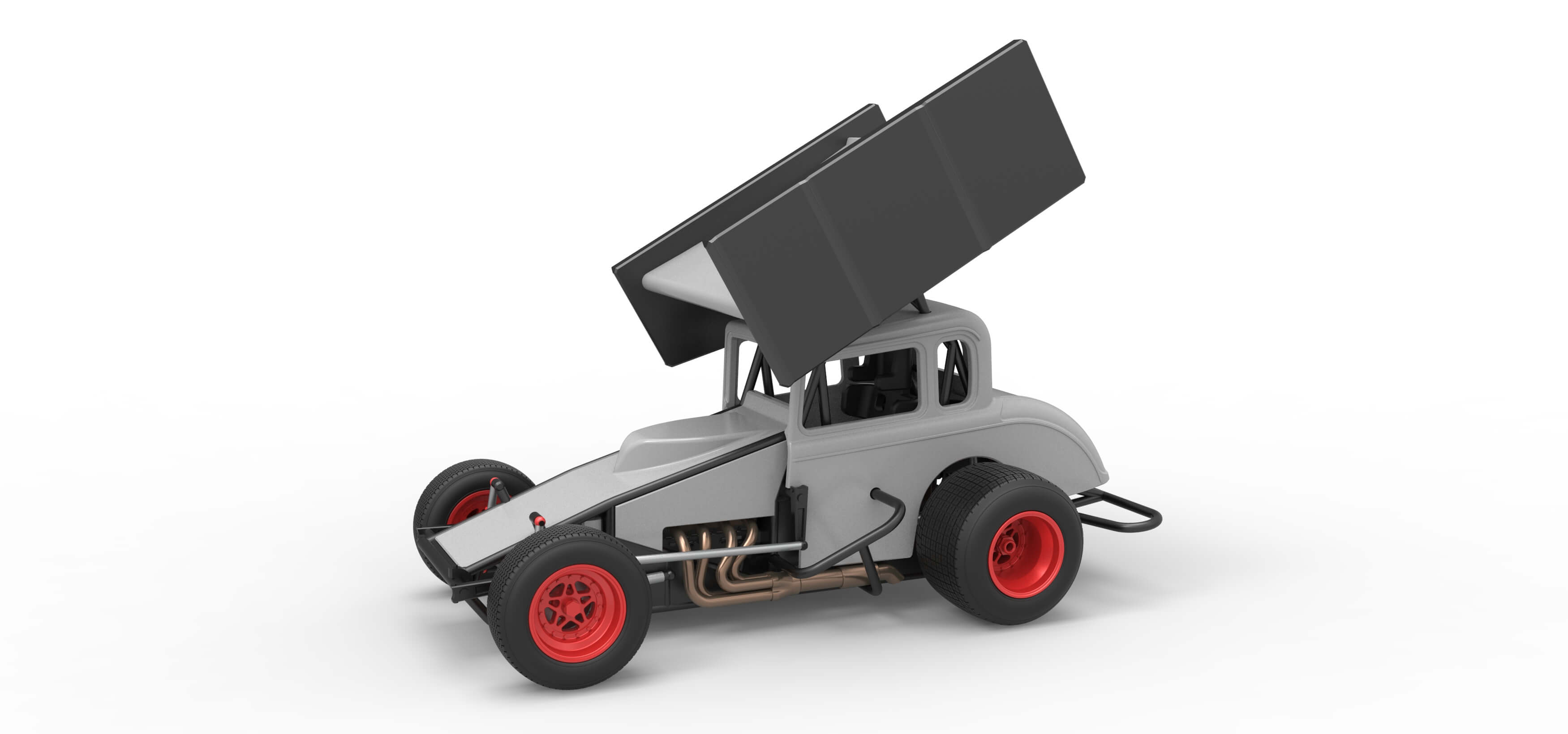 New Zealand Modified Stock Car Scale 1:25 3D Model