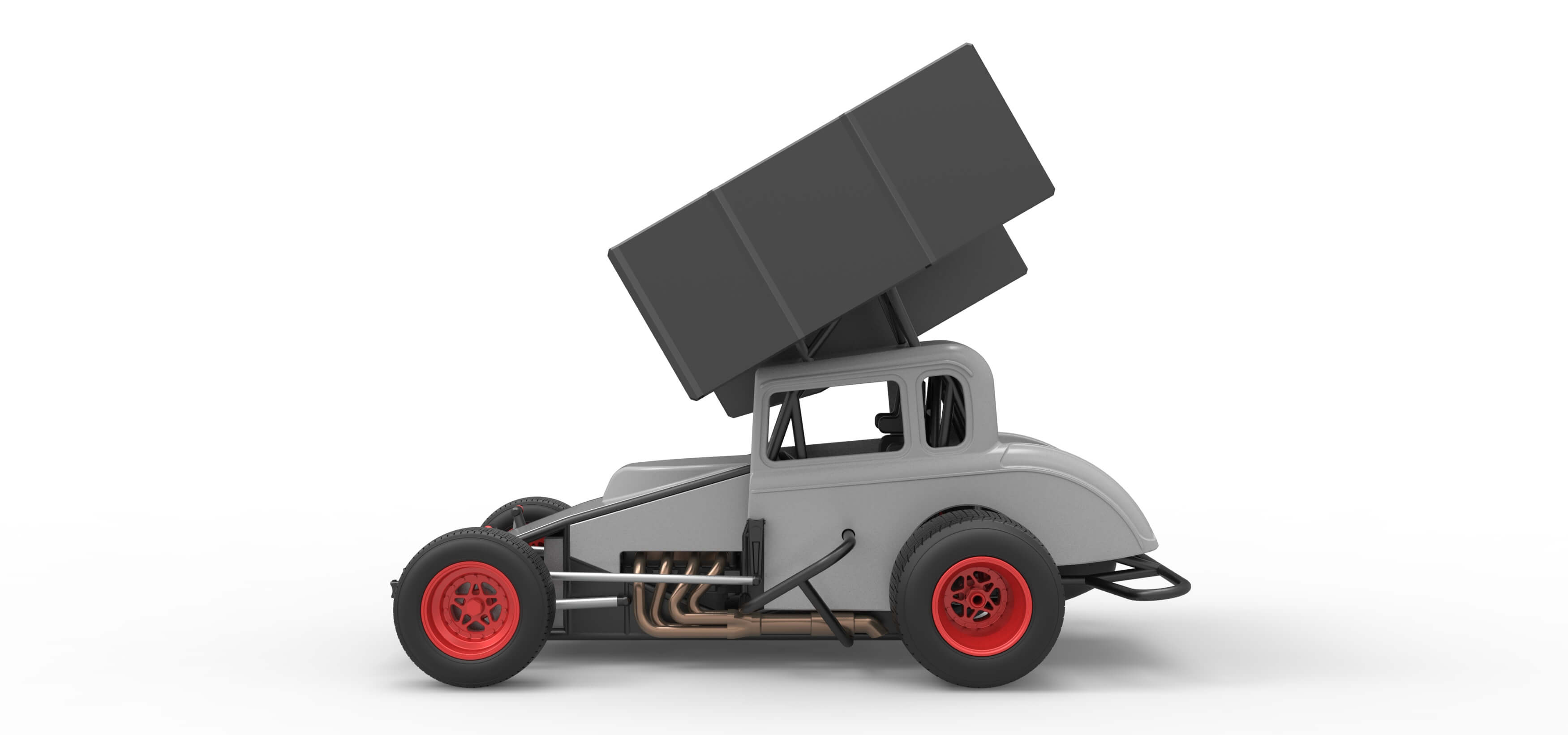New Zealand Modified Stock Car Scale 1:25 3D Model