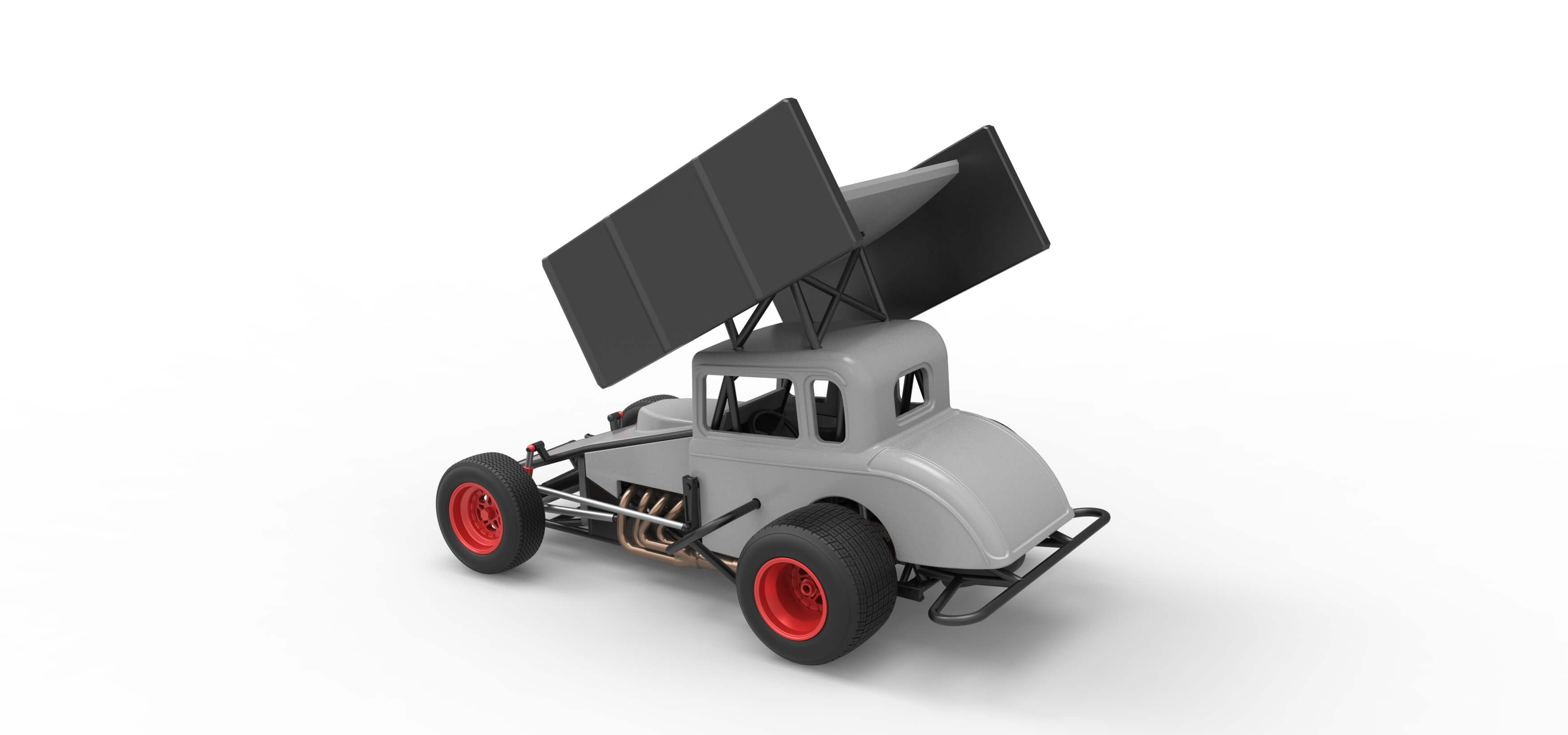New Zealand Modified Stock Car Scale 1:25 3D Model