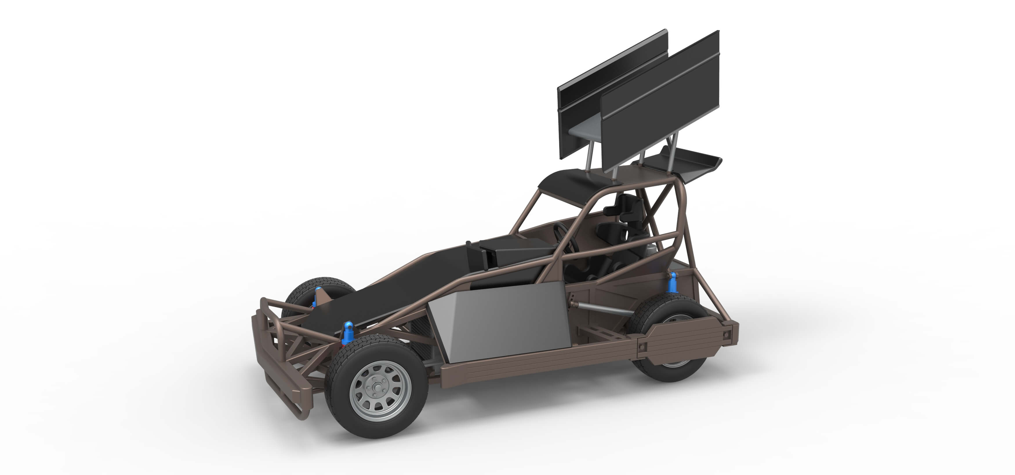 New Zealand Superstock Car Version 2 Scale 1:25 3D Model