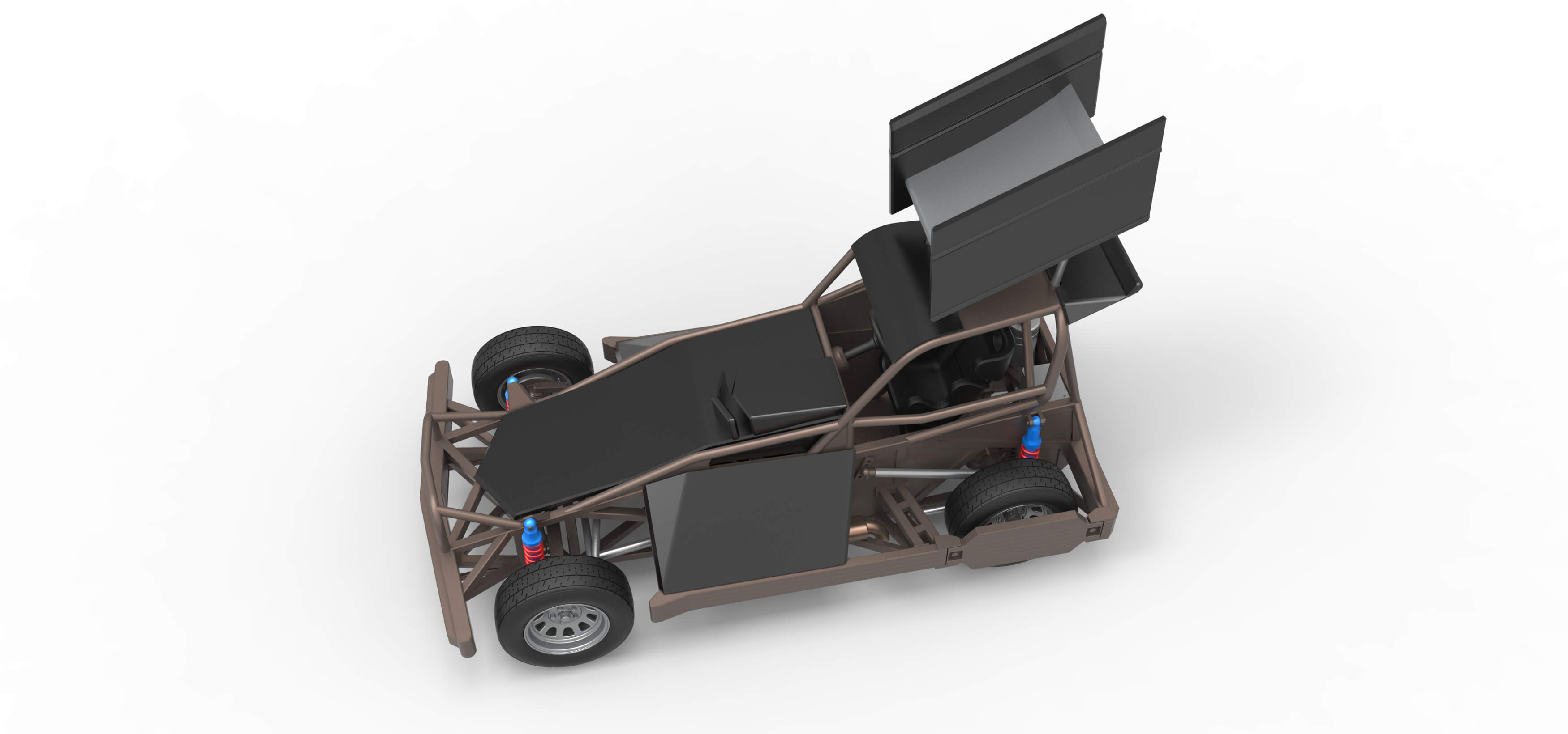 New Zealand Superstock Car Version 2 Scale 1:25 3D Model