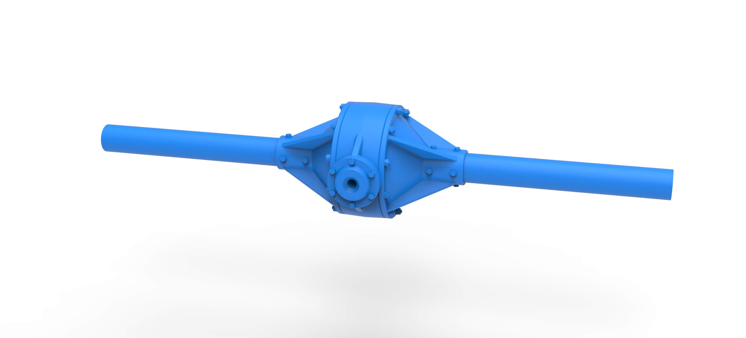 Non-Quick Change Rear End Set Scale 1:25 3D Model