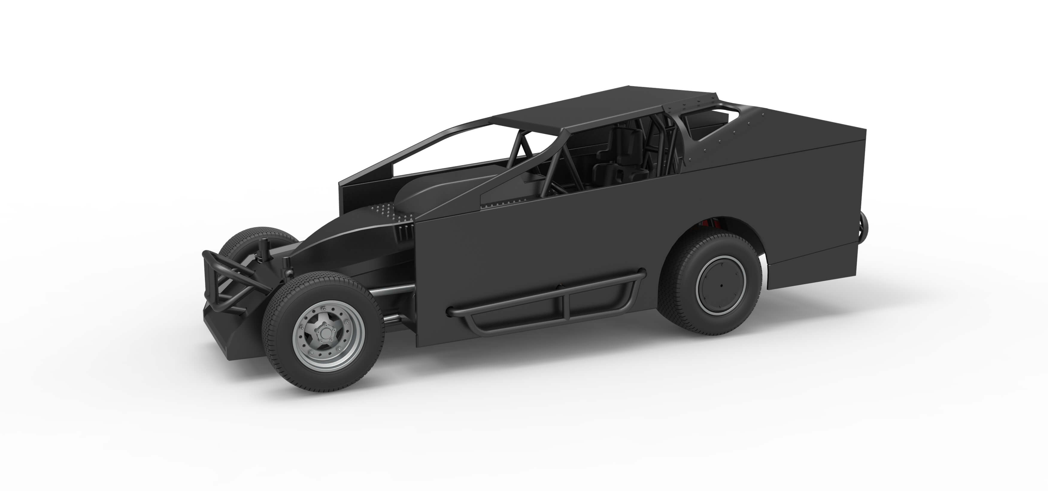 Northeast Dirt Modified Stock Car 1:25 3D Model