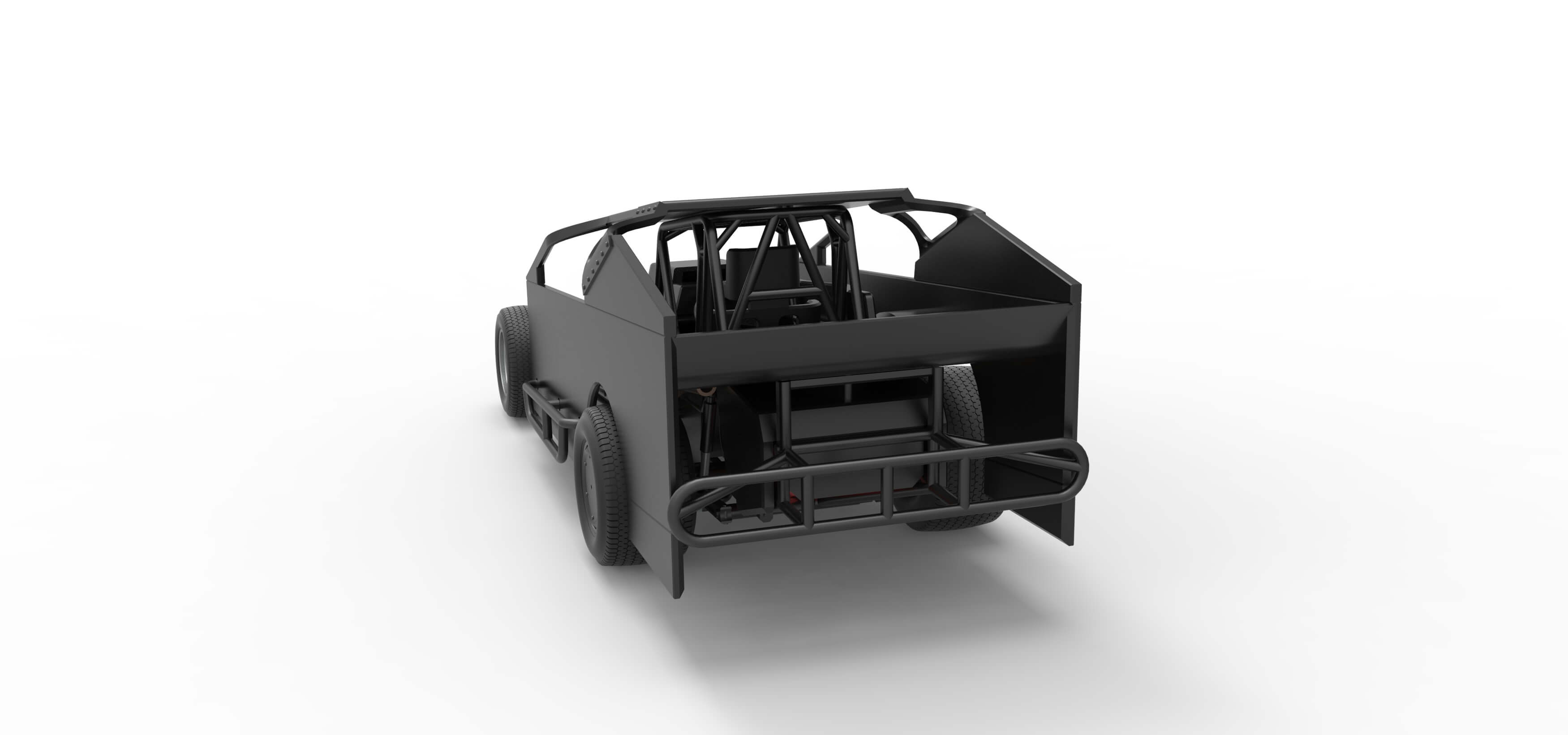 Northeast Dirt Modified Stock Car 1:25 3D Model