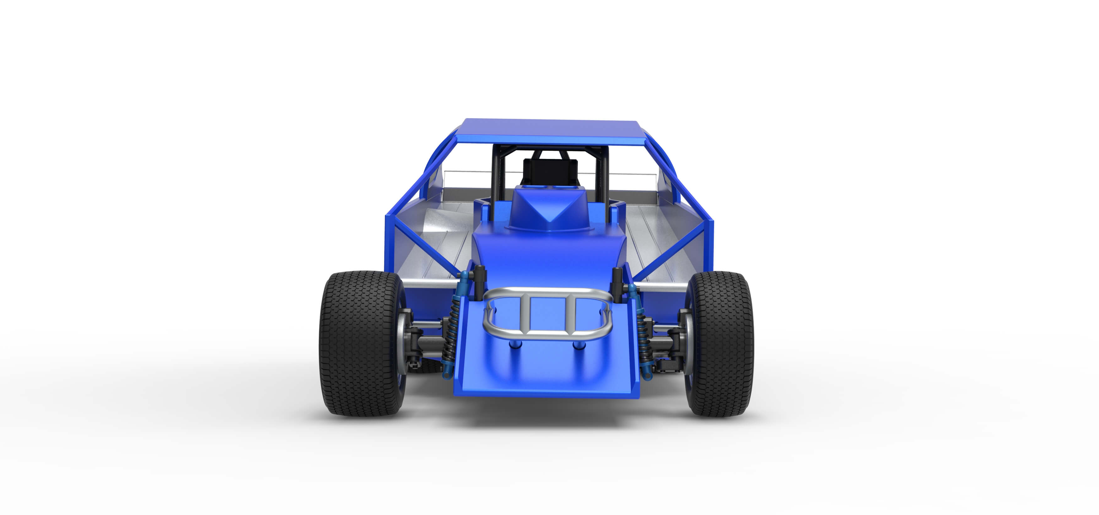 Northeast Dirt Modified Stock Car Version 2 Scale 1:25 3D Model