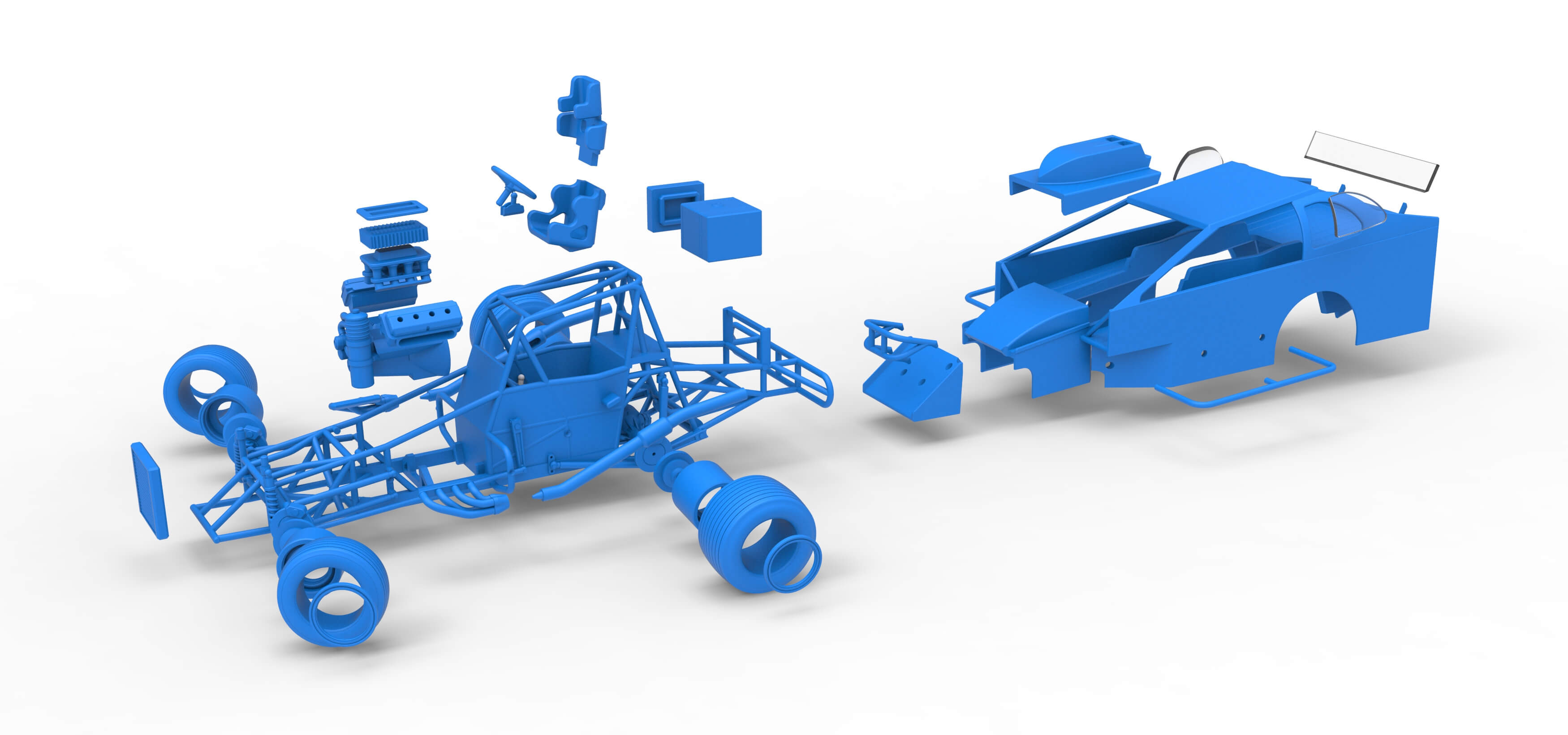 Northeast Dirt Modified While Turning V2 Scale 1:25 3D Model