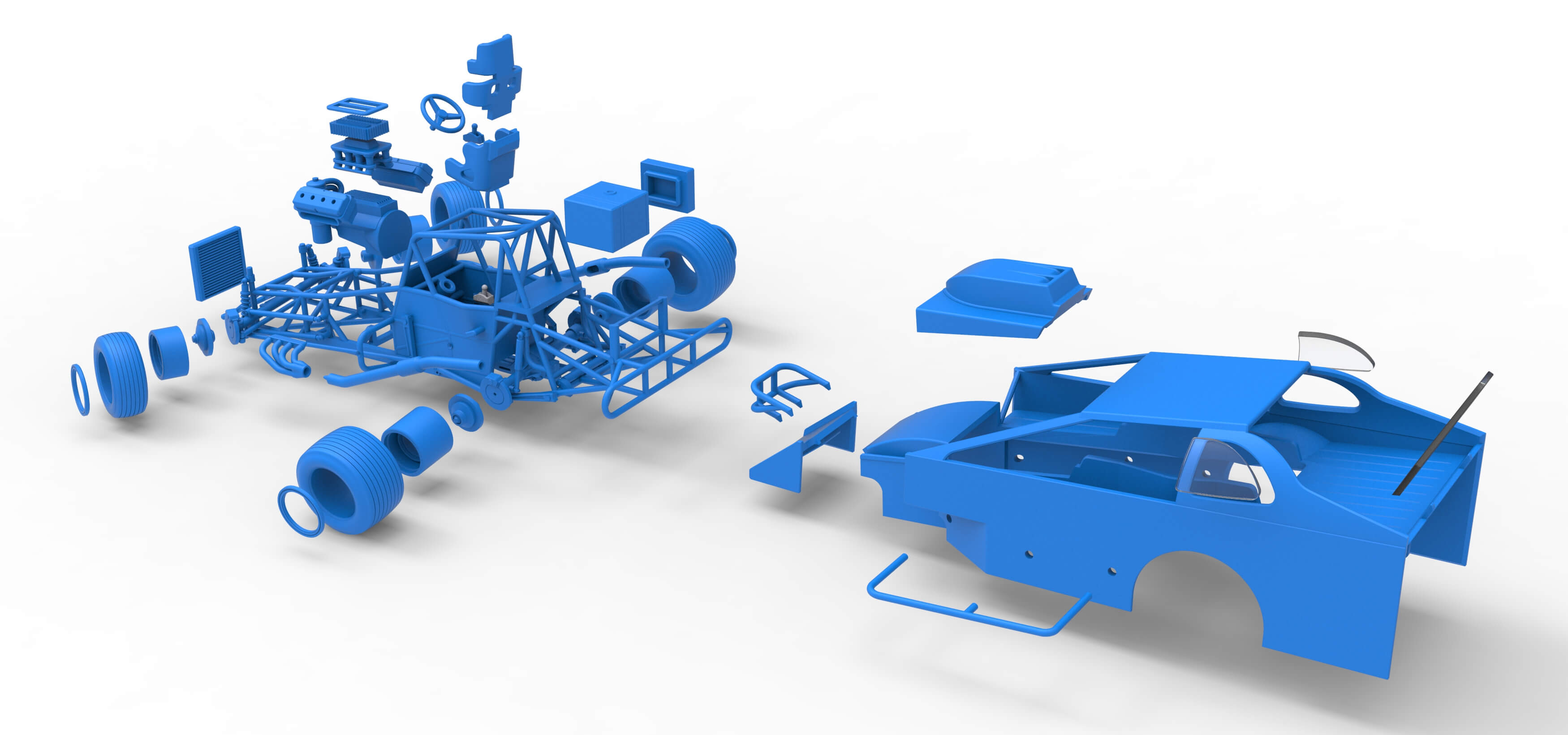 Northeast Dirt Modified While Turning V2 Scale 1:25 3D Model