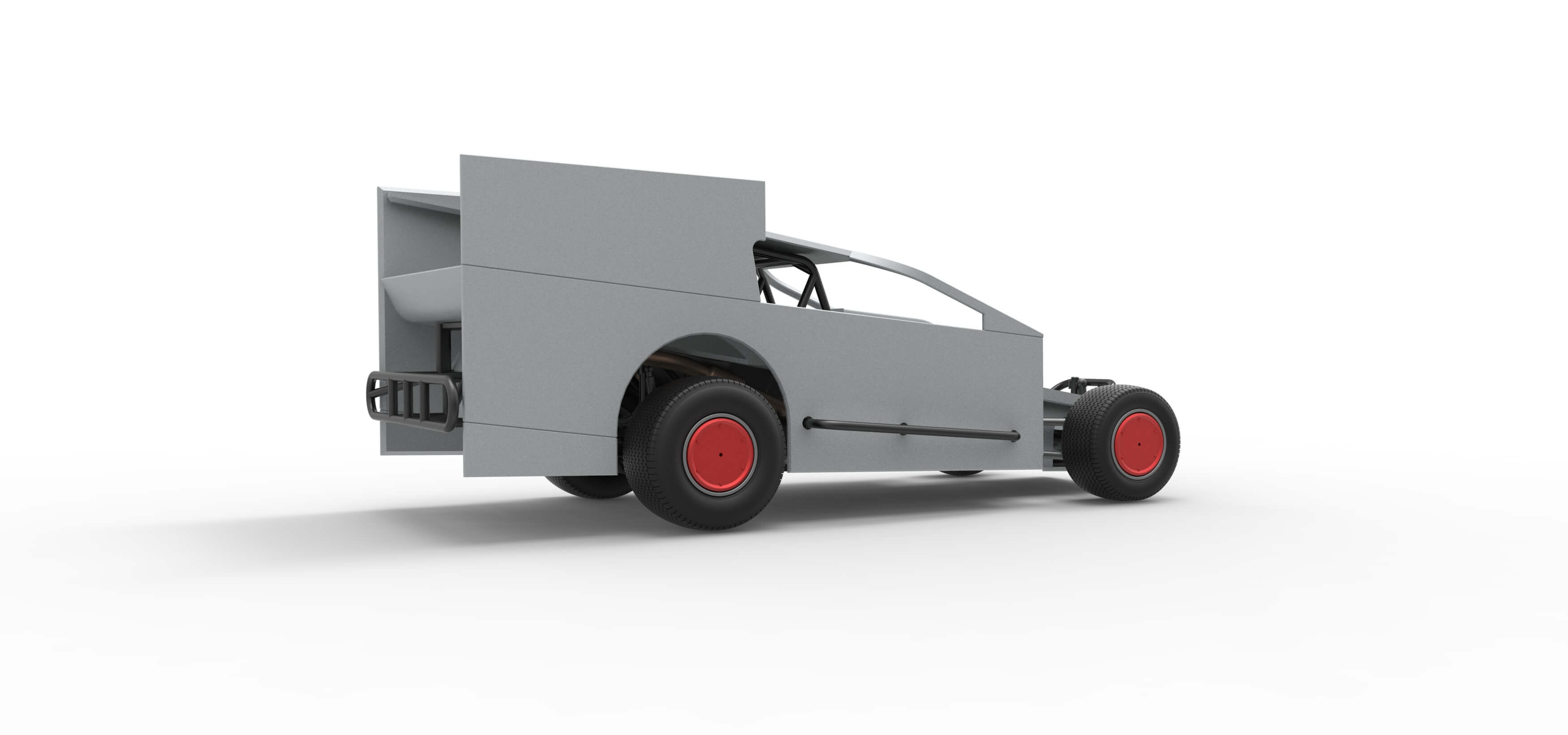 Northeast Outlaw Dirt Modified Stock Car 1:25 3D Model