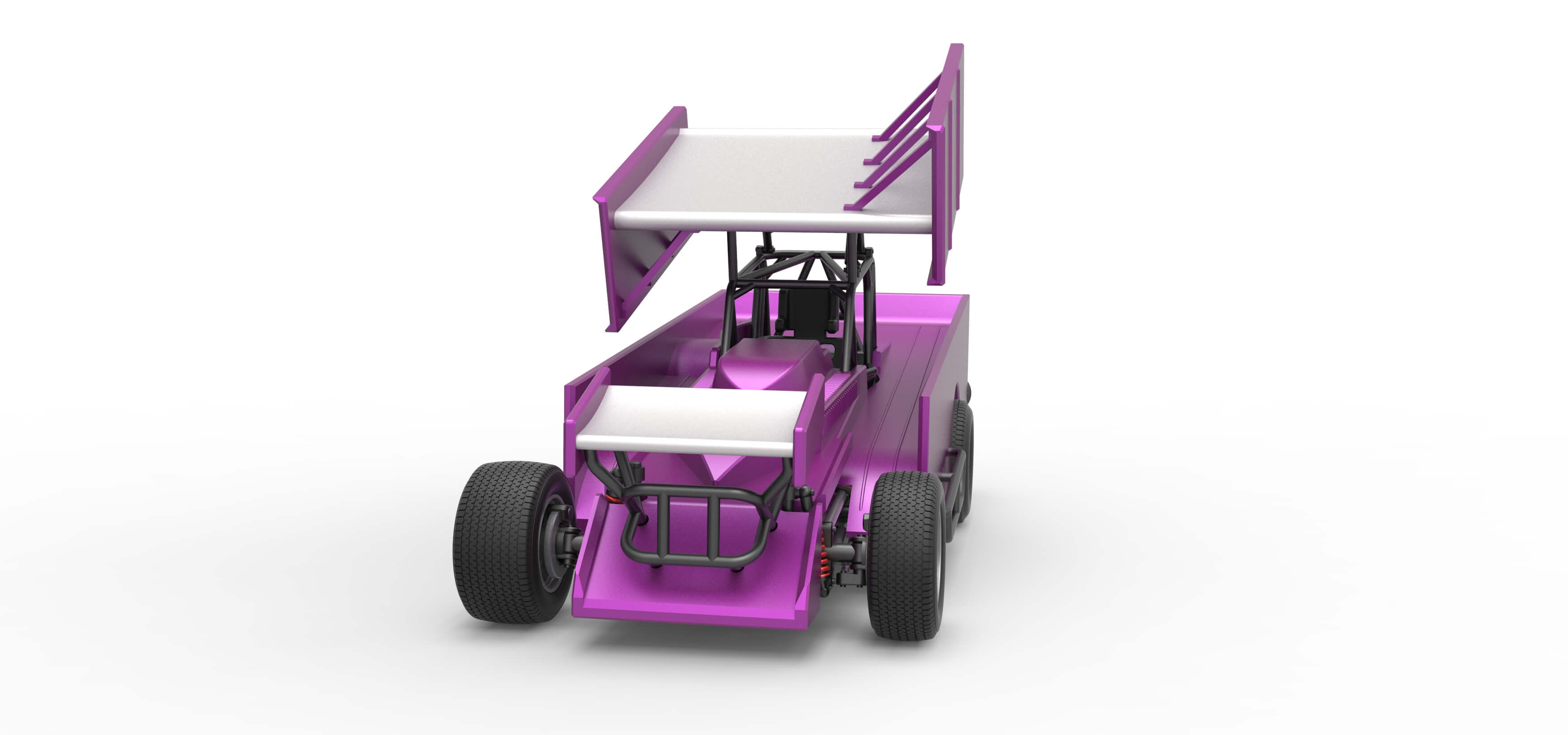 Northeast Outlaw Dirt Modified Stock Car V2 Scale 1:25 3D Model