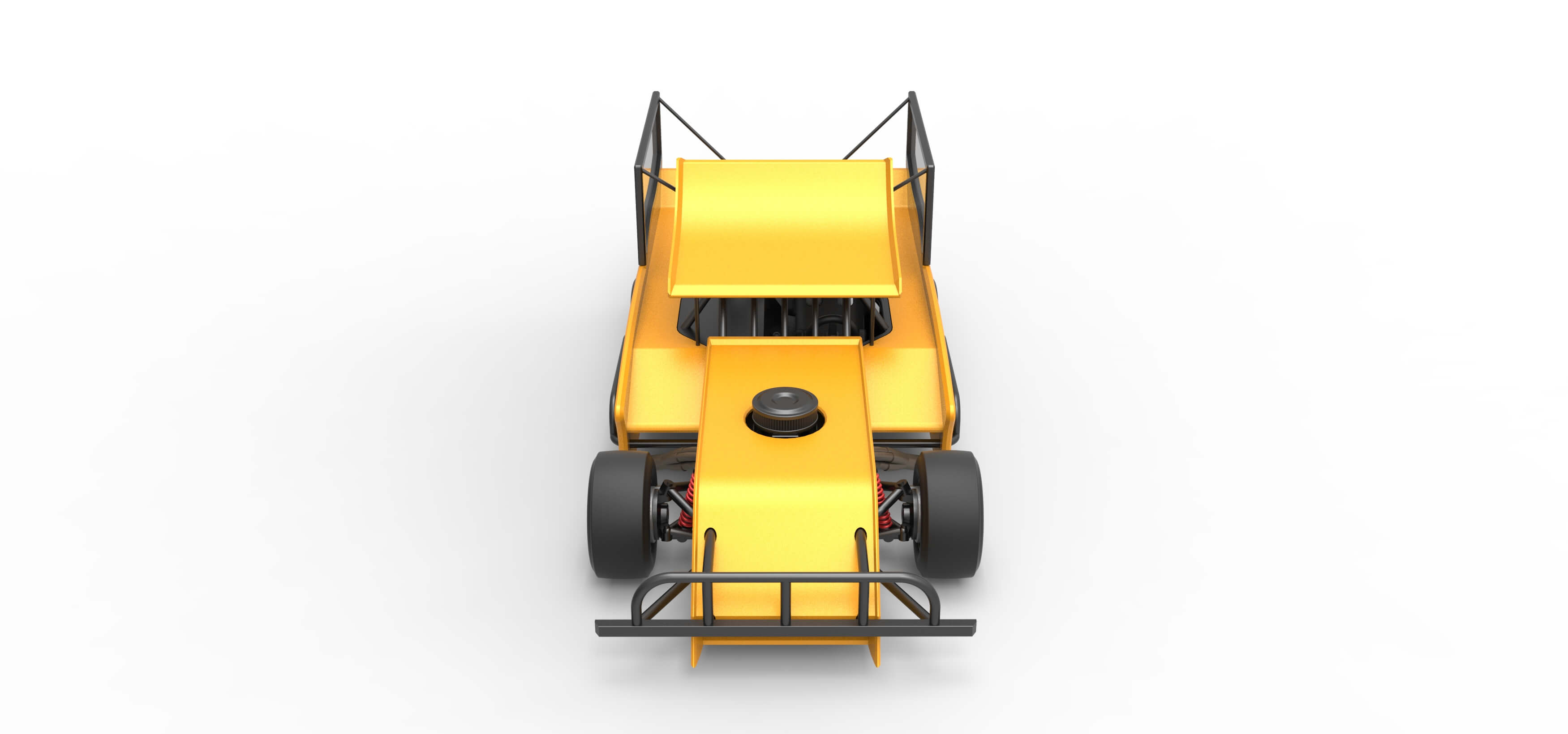 Outlaw Figure 8 Modified Stock Car Version 2 Scale 1:25 3D Model