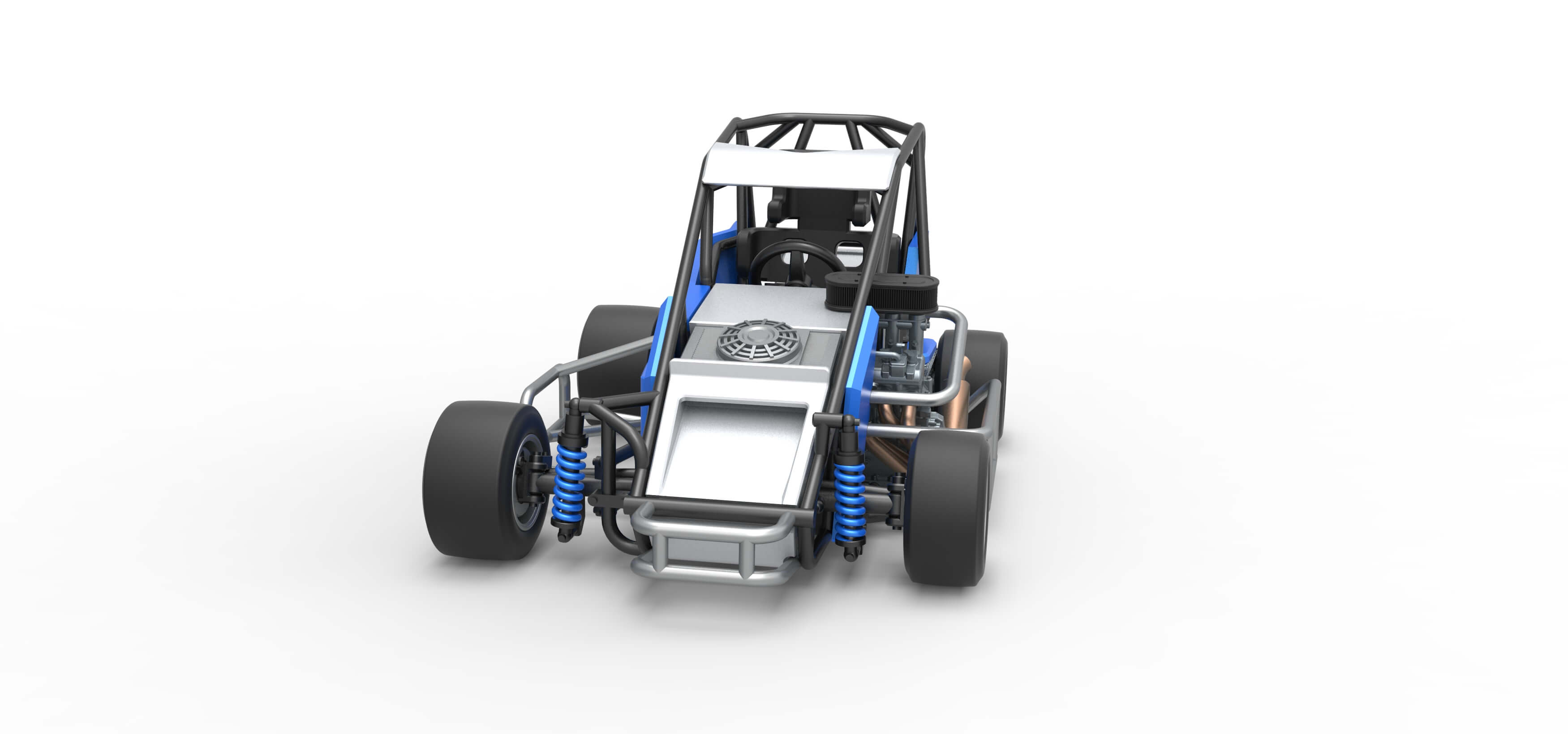 Pavement 600 Micro Sprint Car 1:25 3D Model
