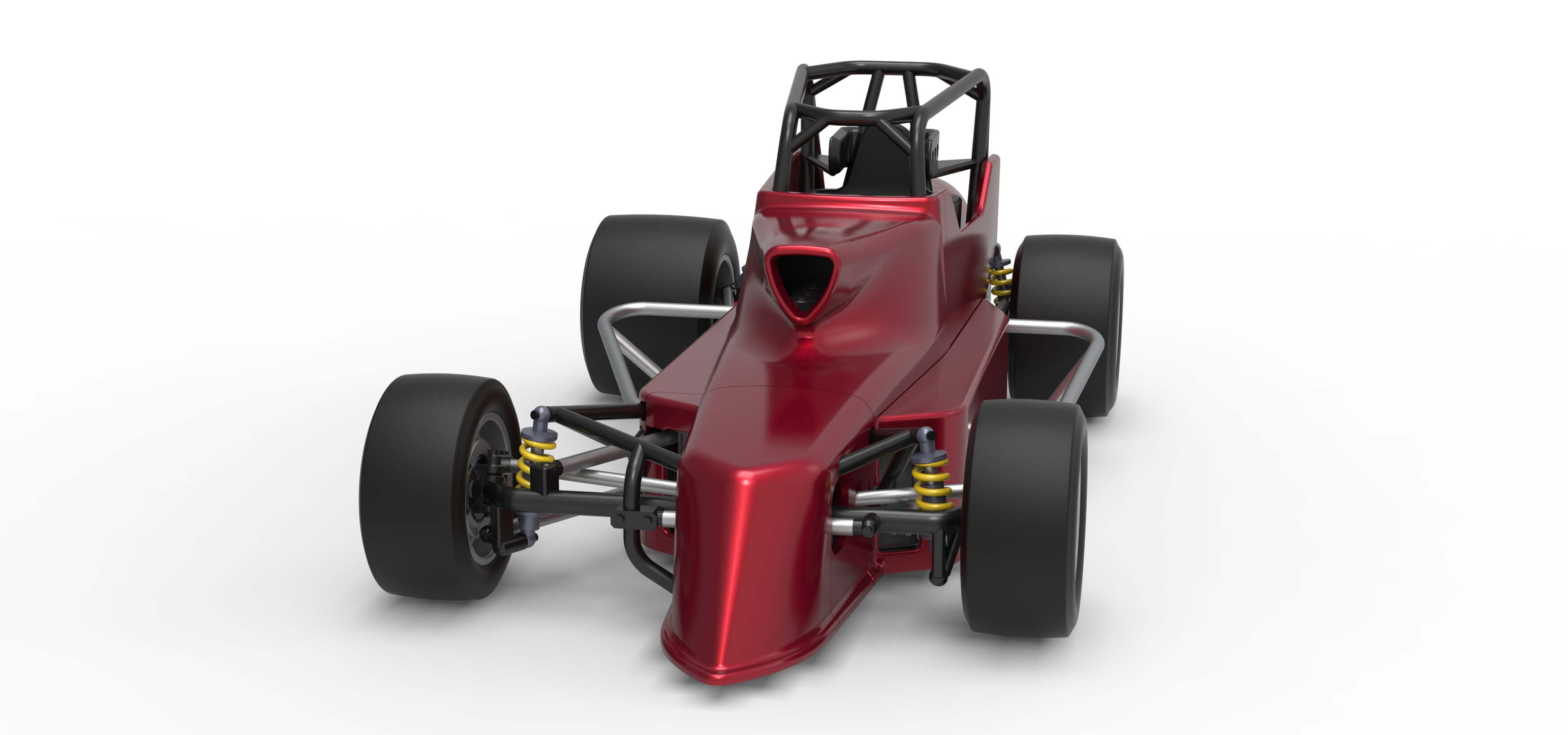 Pavement Silver Crown Car Version 2 Scale 1:25 3D Model