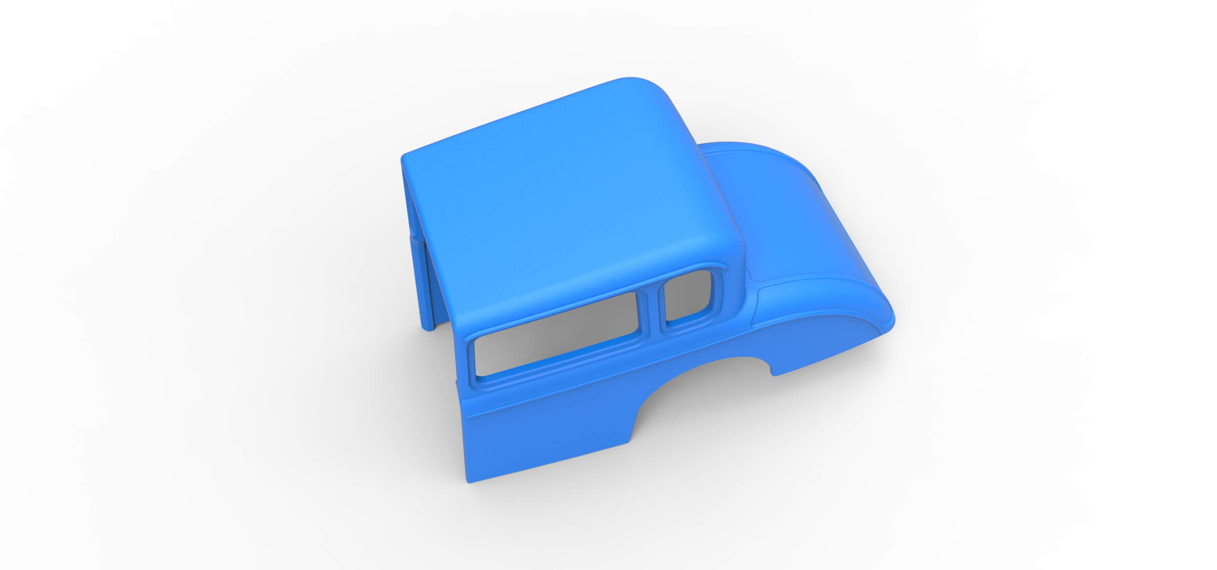 Shell of New Zealand Modified Stock Car Scale 1:25 3D Model