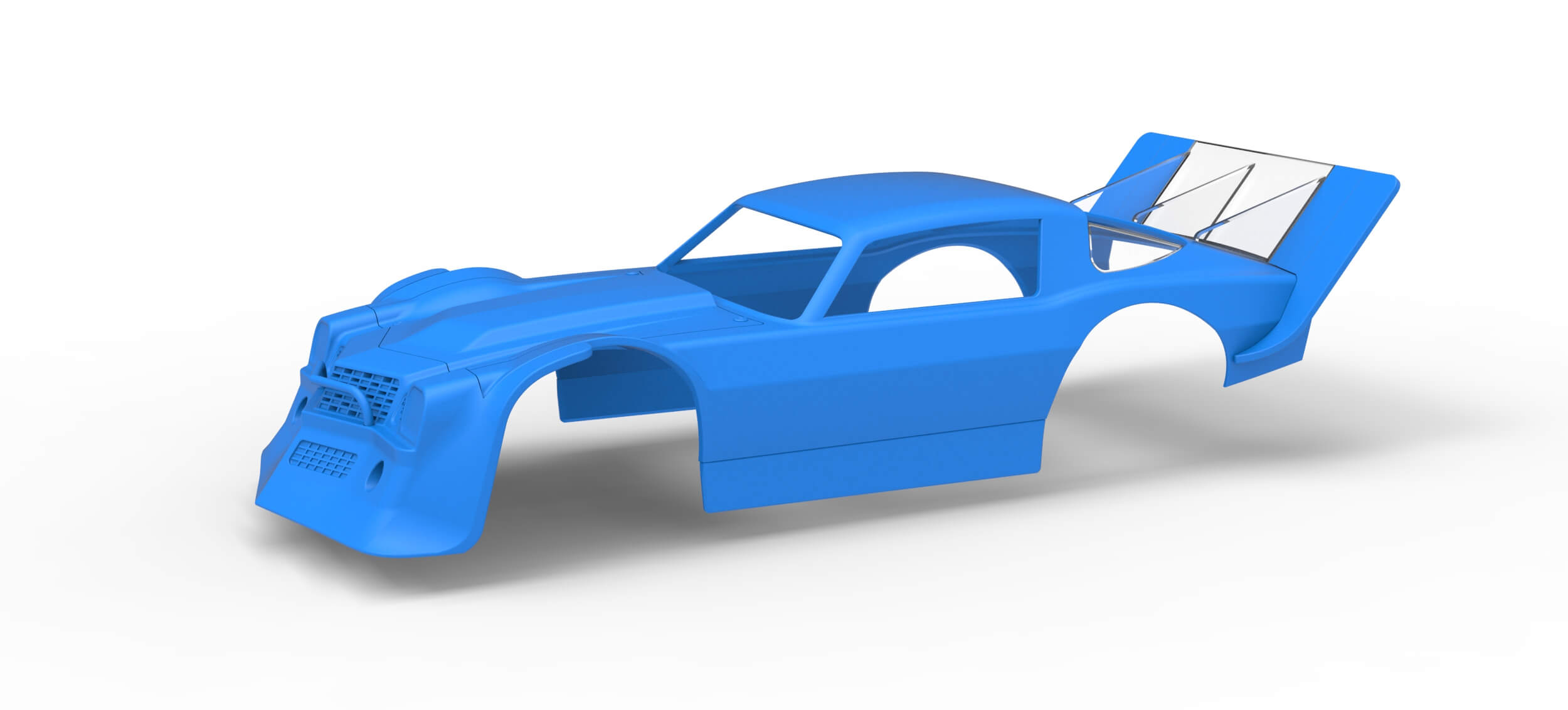 Shell of Vintage Dirt Late Model Race Car
