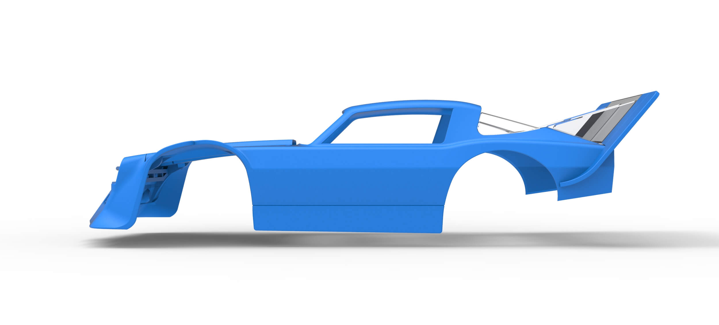 Shell of Vintage Dirt Late Model Race Car