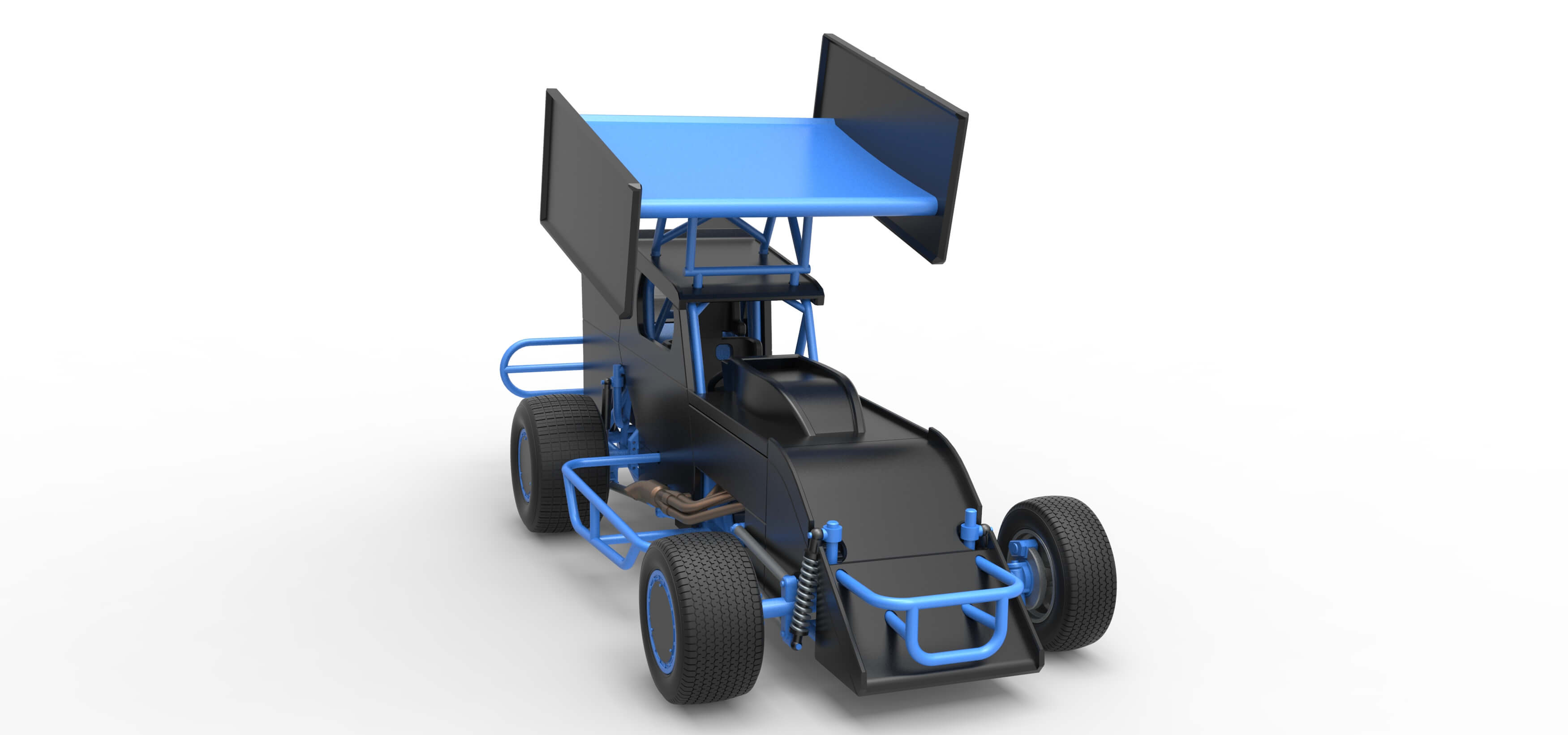 Southern Wing Modified Stock Car Scale 1:25 3D Model