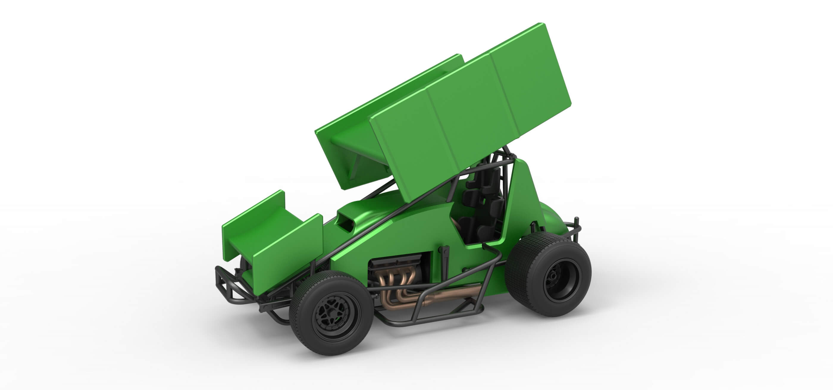Sprint Car 1:25 3D Model