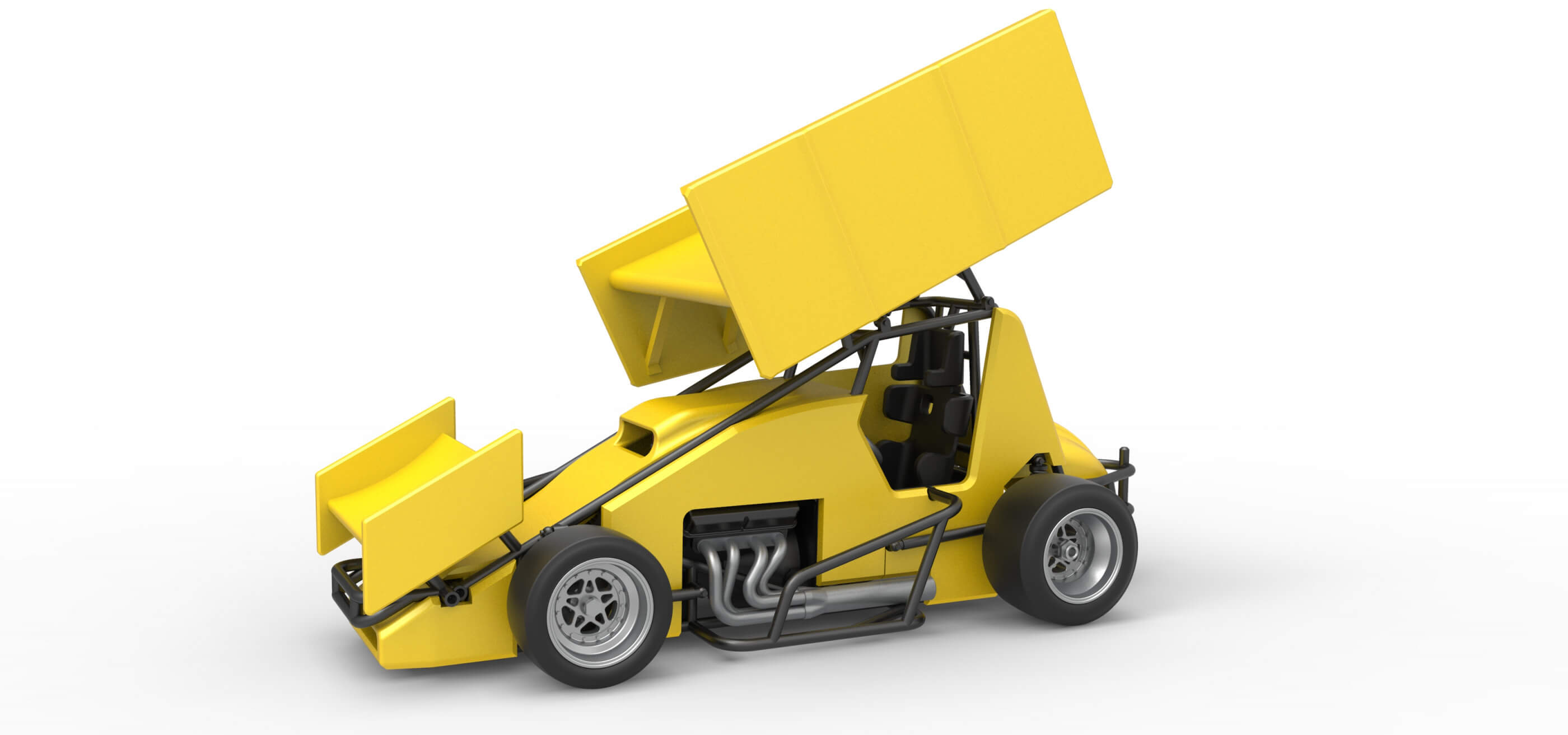 Sprint Car 1:25 3D Model