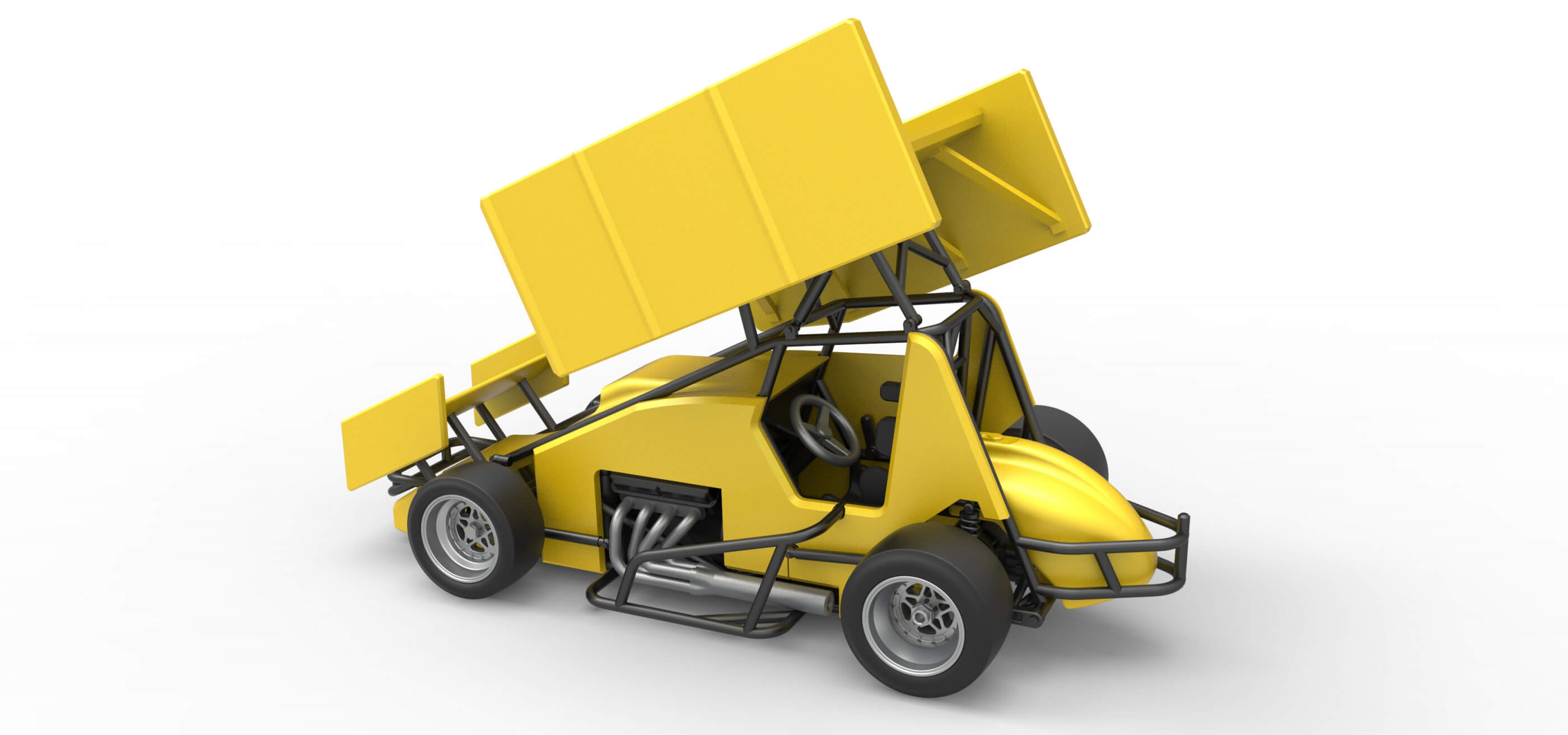 Sprint Car 1:25 3D Model