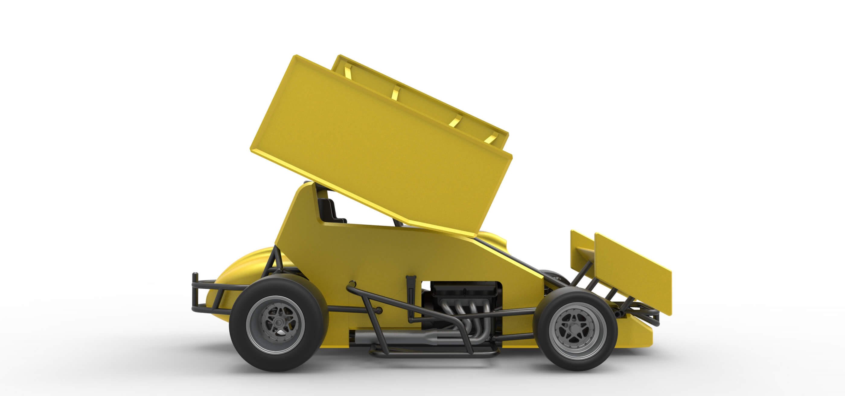 Sprint Car 1:25 3D Model