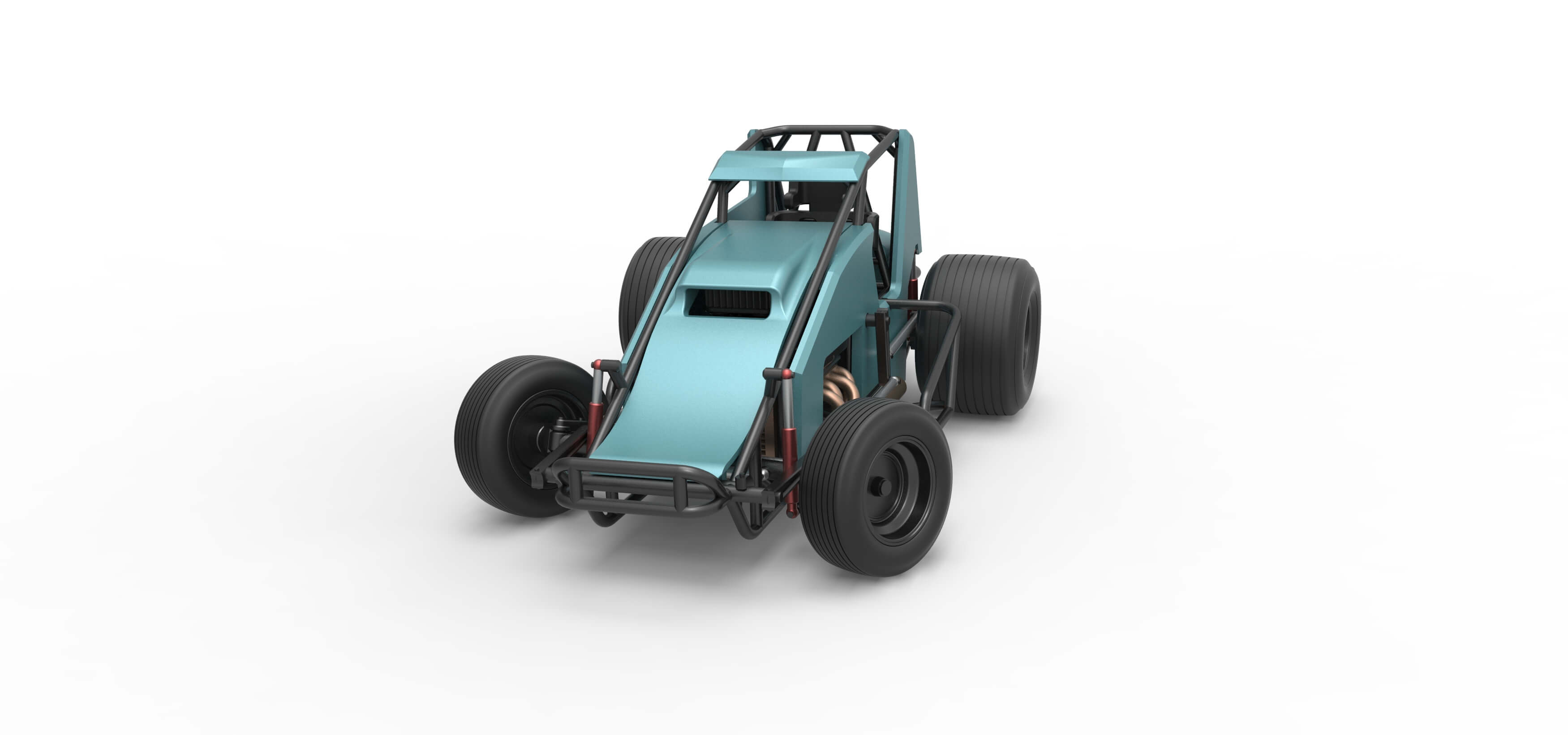 Sprint Car 1:25 3D Model