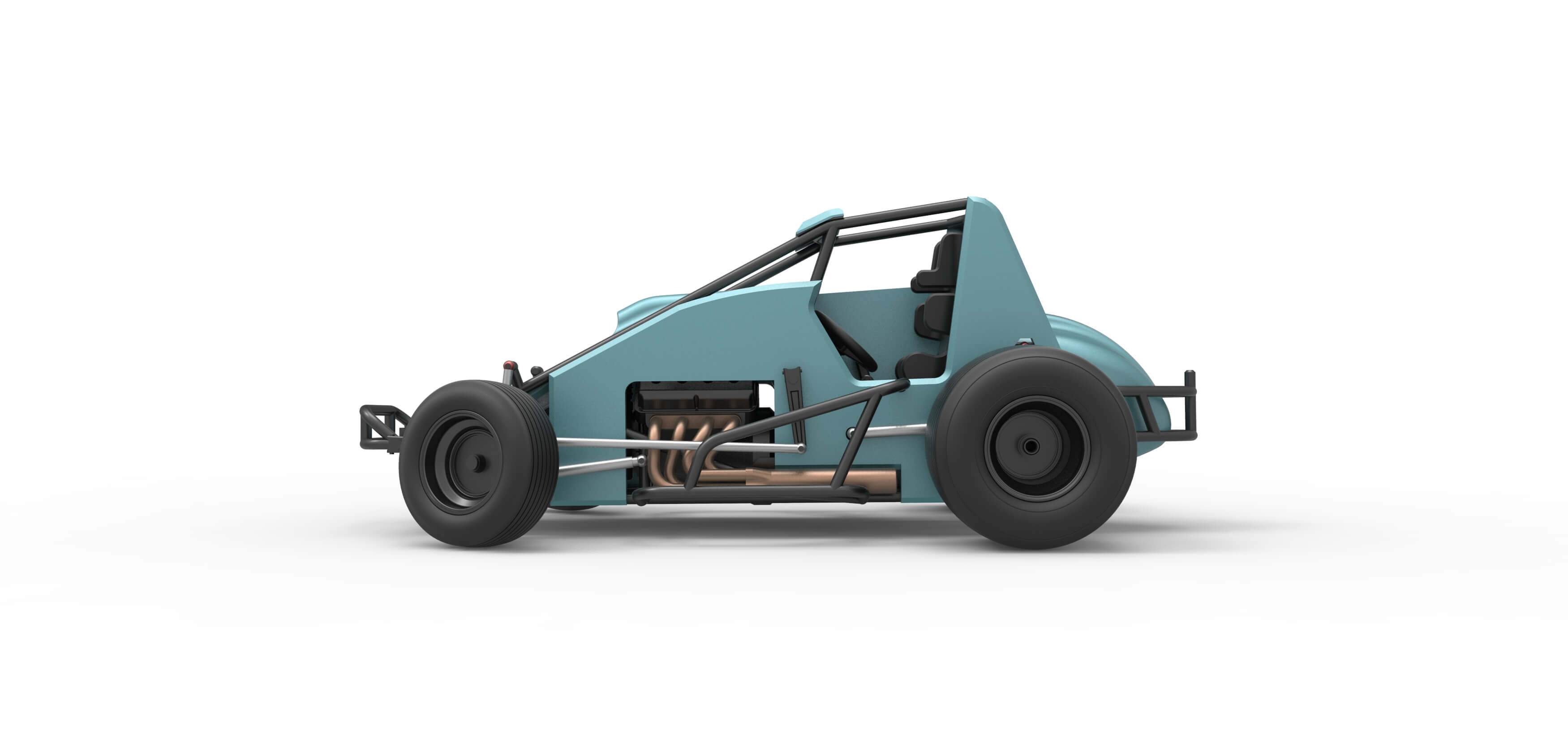 Sprint Car 1:25 3D Model